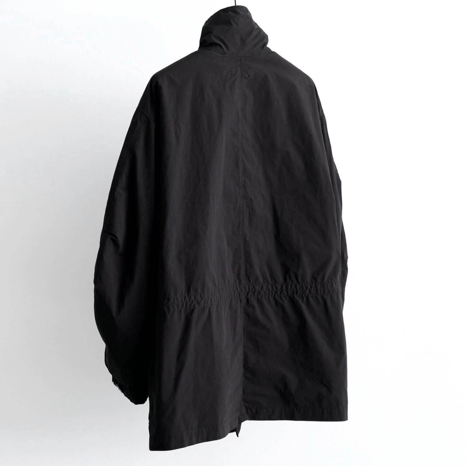 ATON AIR WEATHER ショートモッズコート 黒 04サイズ ATON / AIR WEATHER SHORT MODS COAT | Dice&Dice | ONLINE STORE