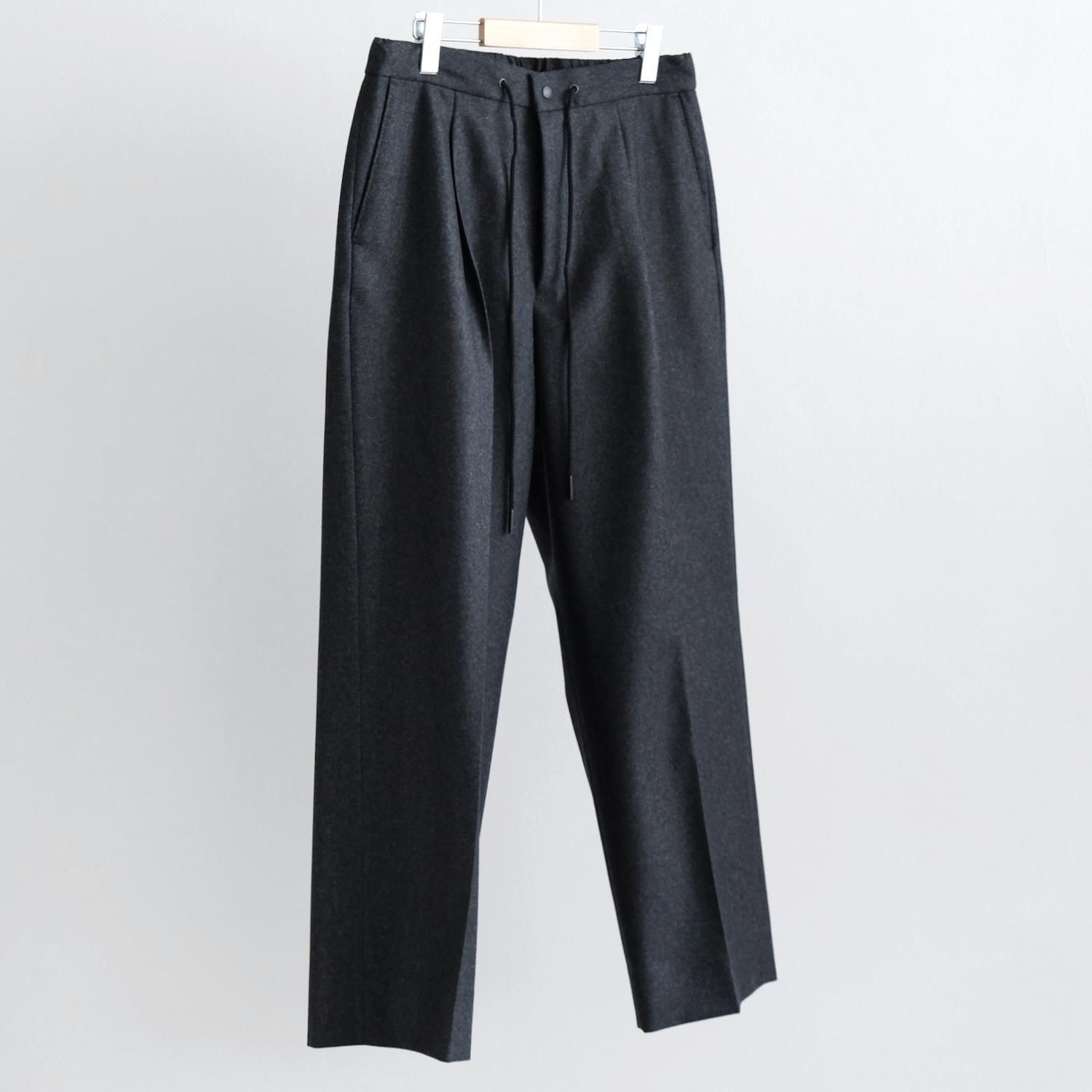 BEVAN UP wide gray slacks スラックス BEVAN UP – ULTIMUS