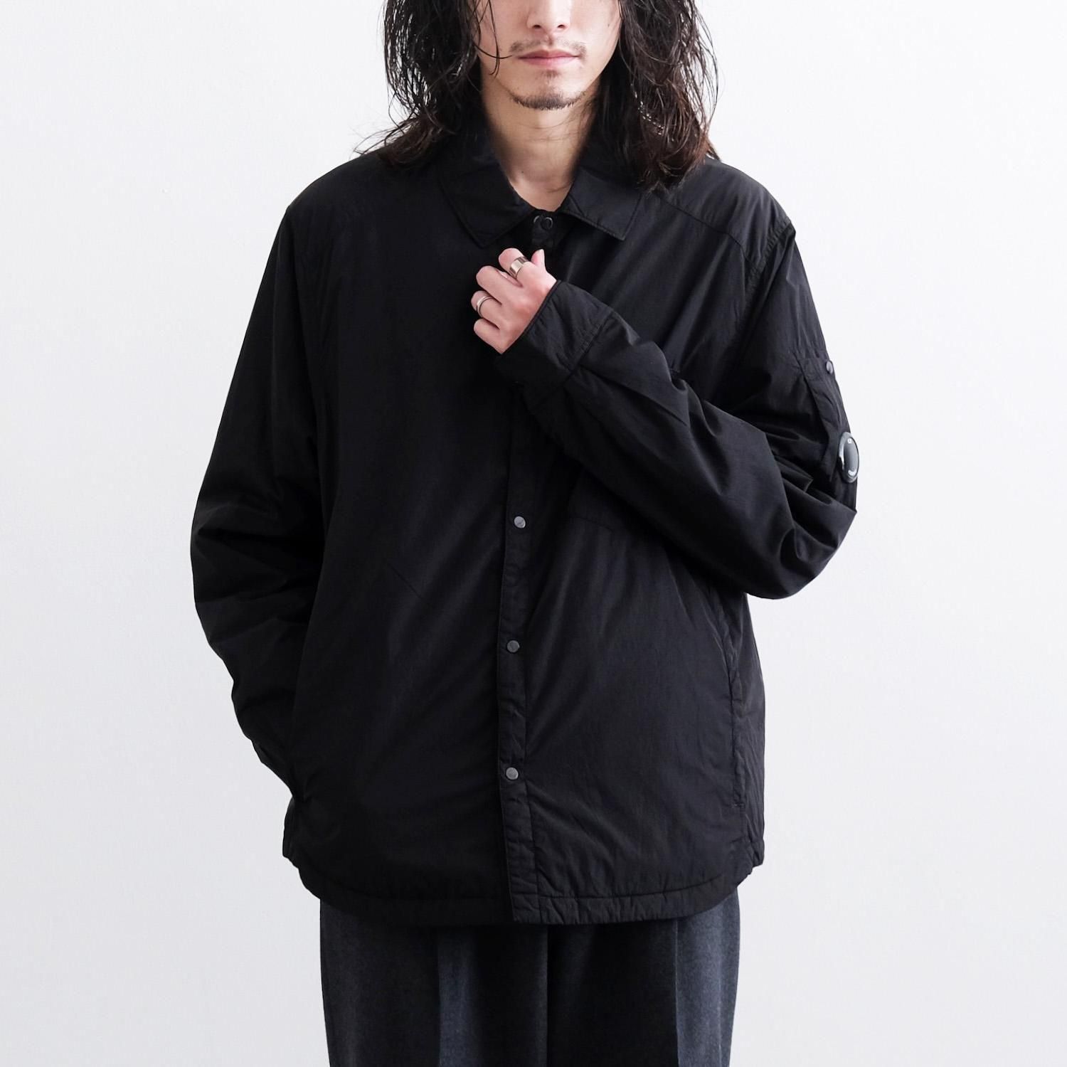 OVERSHIRT PADDED IN CHROME-R [BLACK]