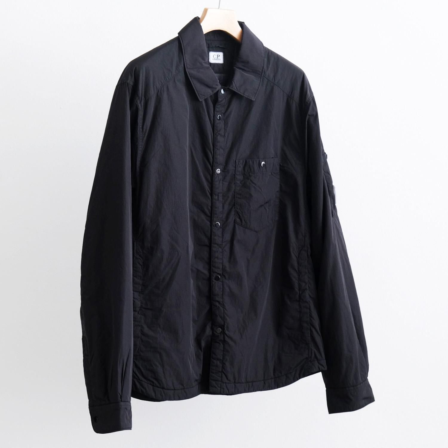 OVERSHIRT PADDED IN CHROME-R [BLACK]