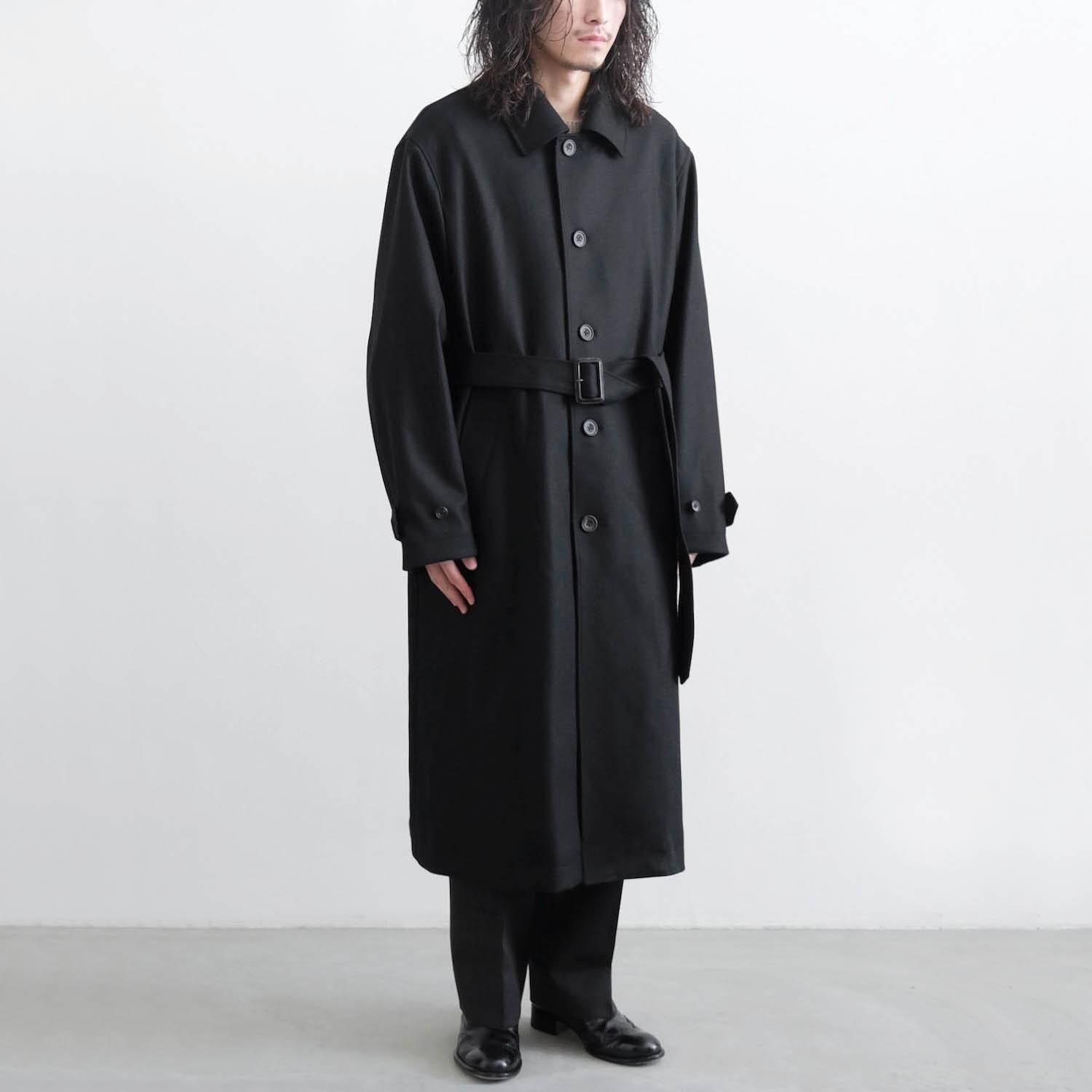 OVERSIZED INVESTIGATED COAT [BLACK] - WUNDER 大阪 セレクト