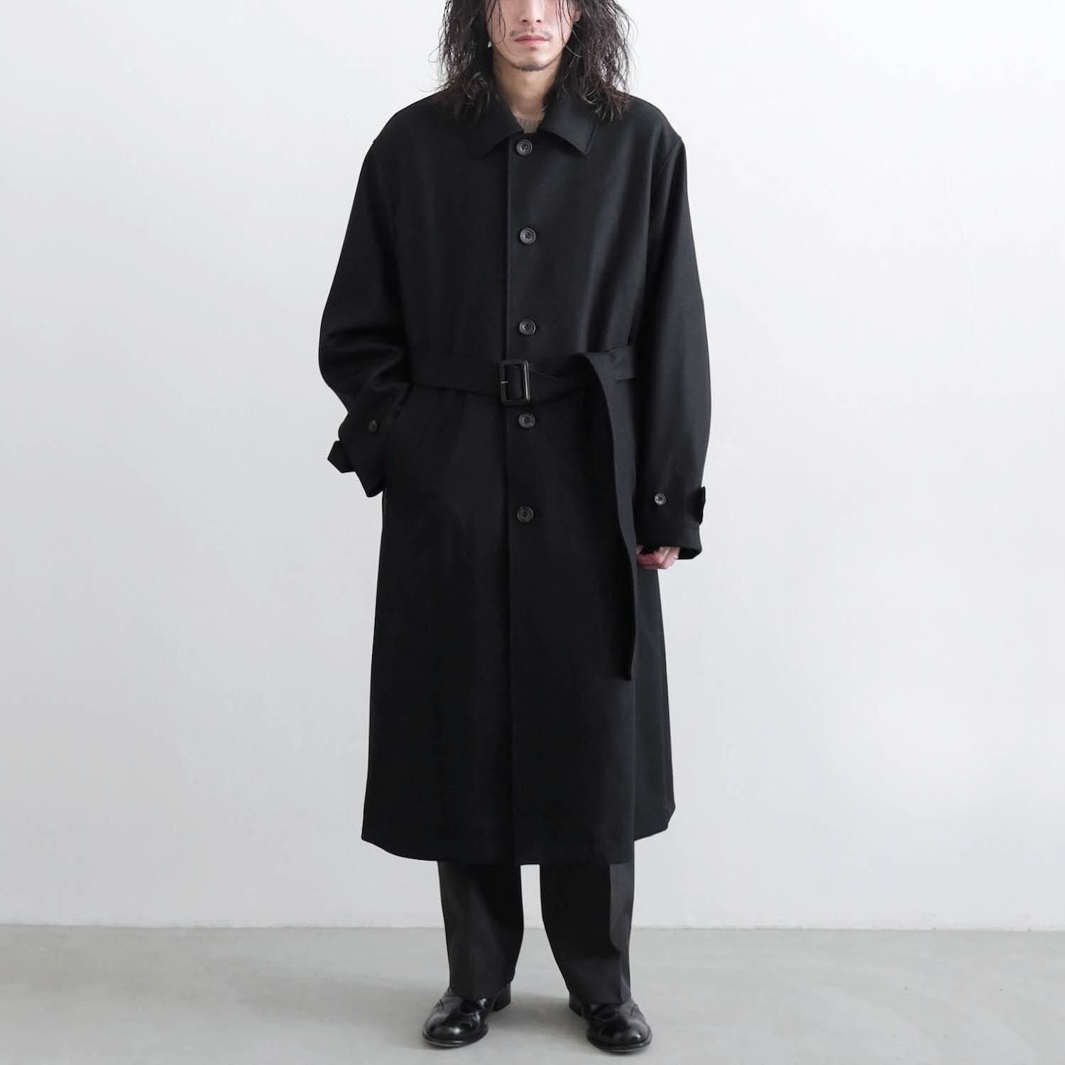 OVERSIZED INVESTIGATED COAT [BLACK] - WUNDER 大阪 セレクト