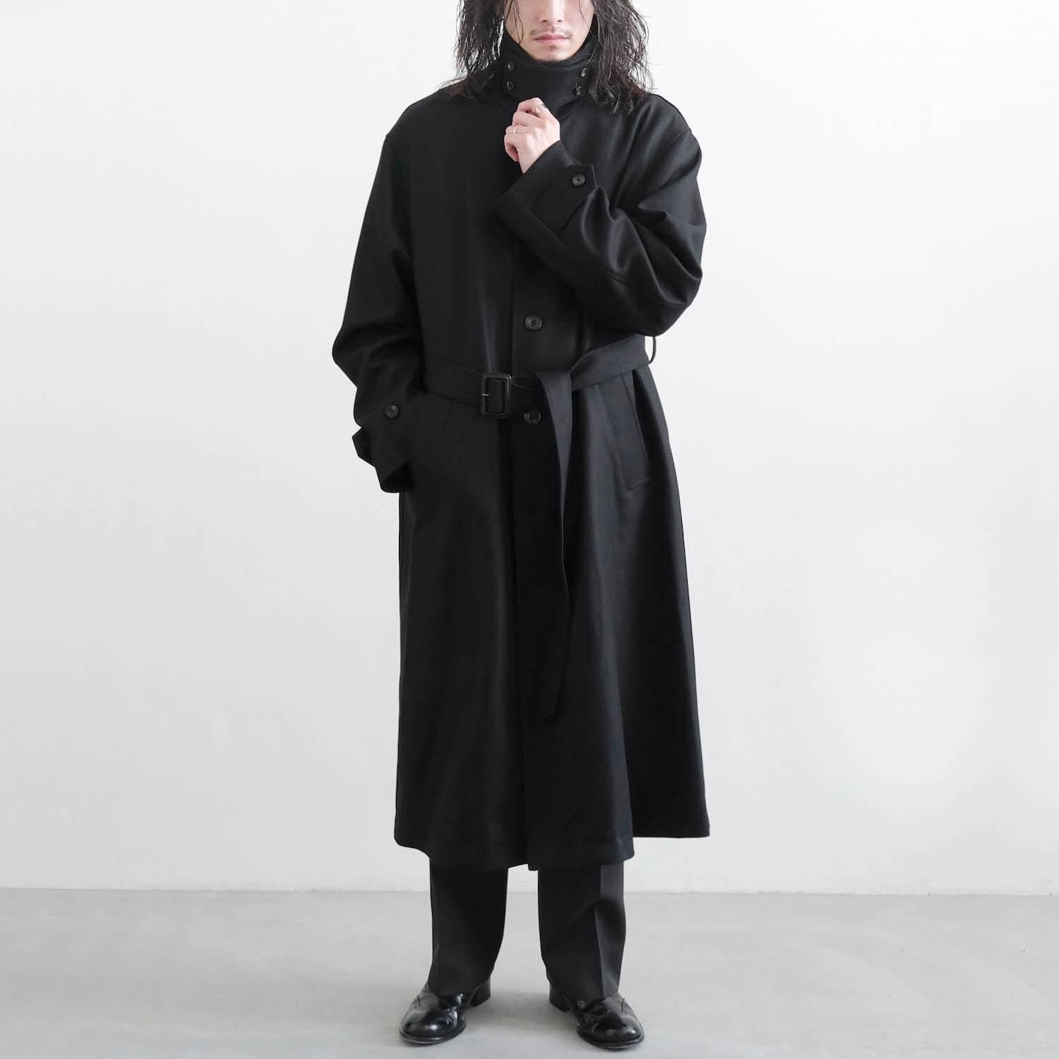 OVERSIZED INVESTIGATED COAT [BLACK] - WUNDER 大阪 セレクト