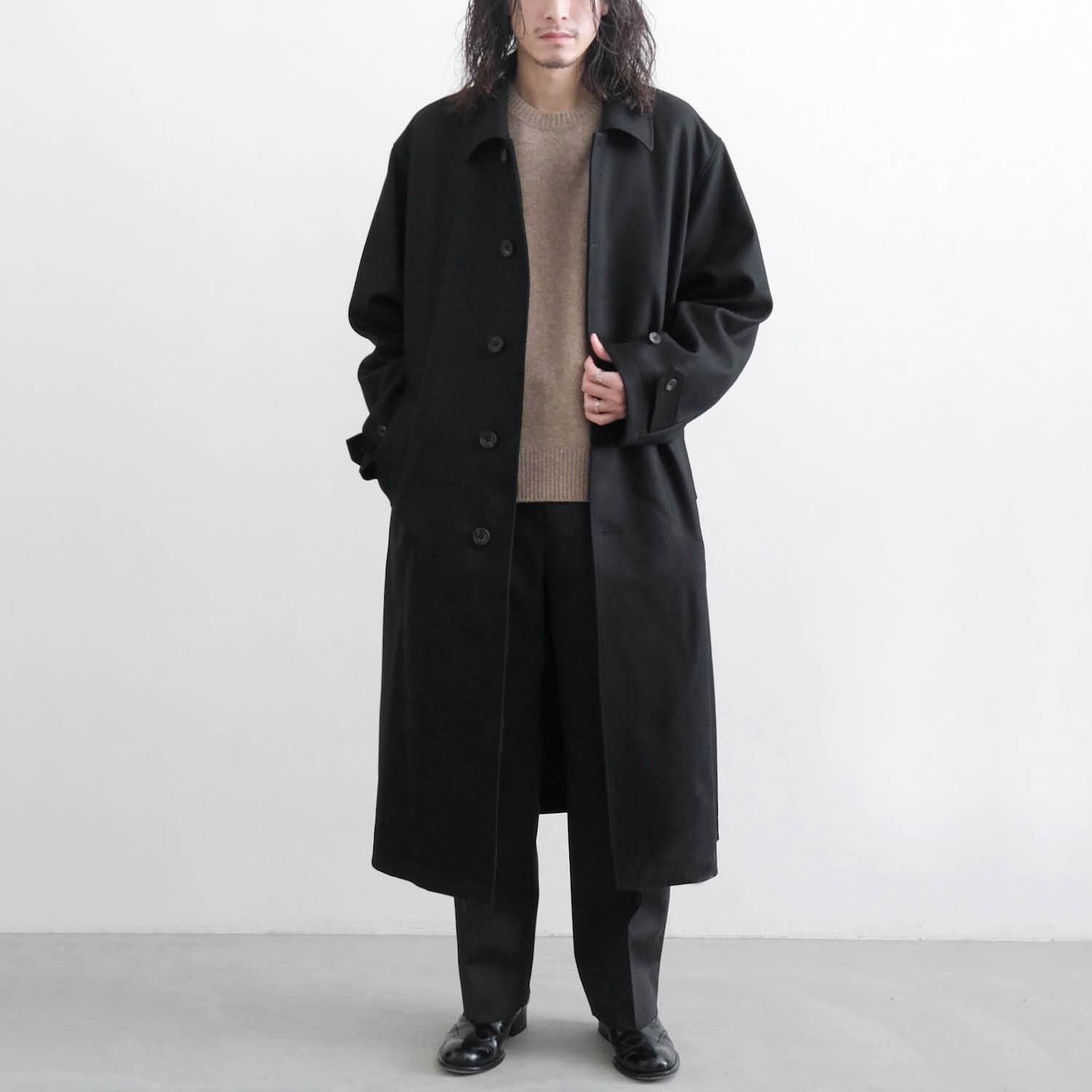 OVERSIZED INVESTIGATED COAT [BLACK]