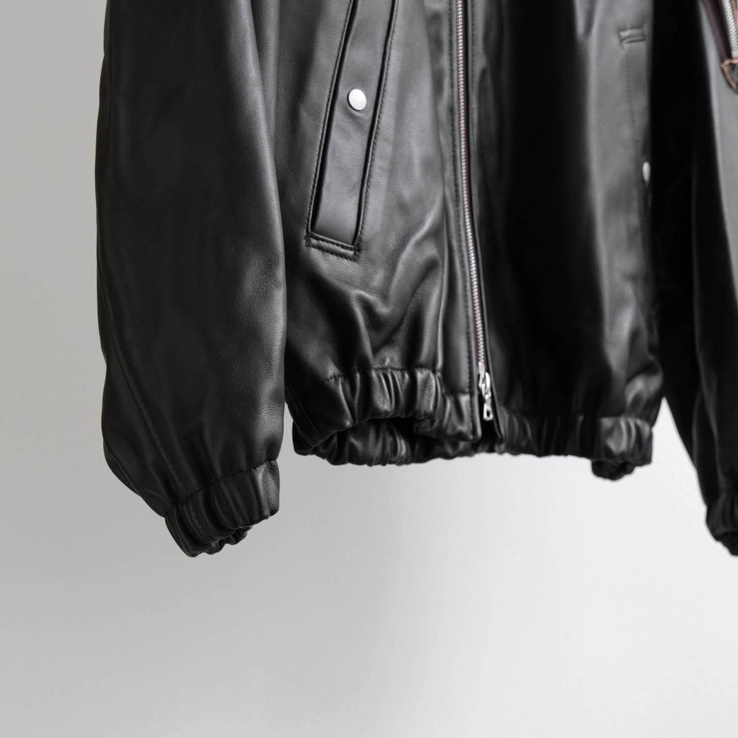 SHEEP LEATHER FLIGHT JACKET [DARK BROWN] - WUNDER 大阪