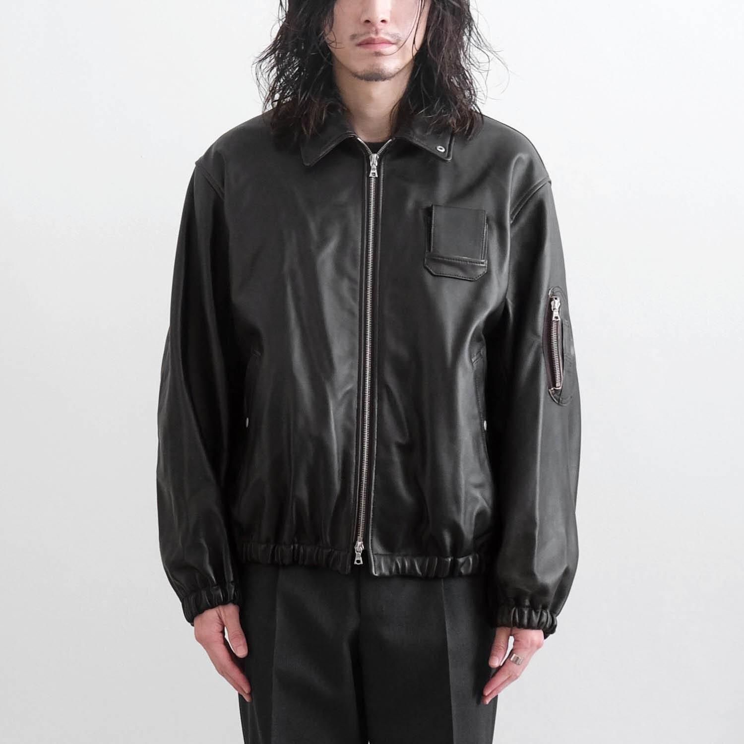 ジャケット・アウター SHEEP LEATHER SPORTS JACKET SHEEP LEATHER FLIGHT JACKET [DARK BROWN] - WUNDER 大阪 セレクト