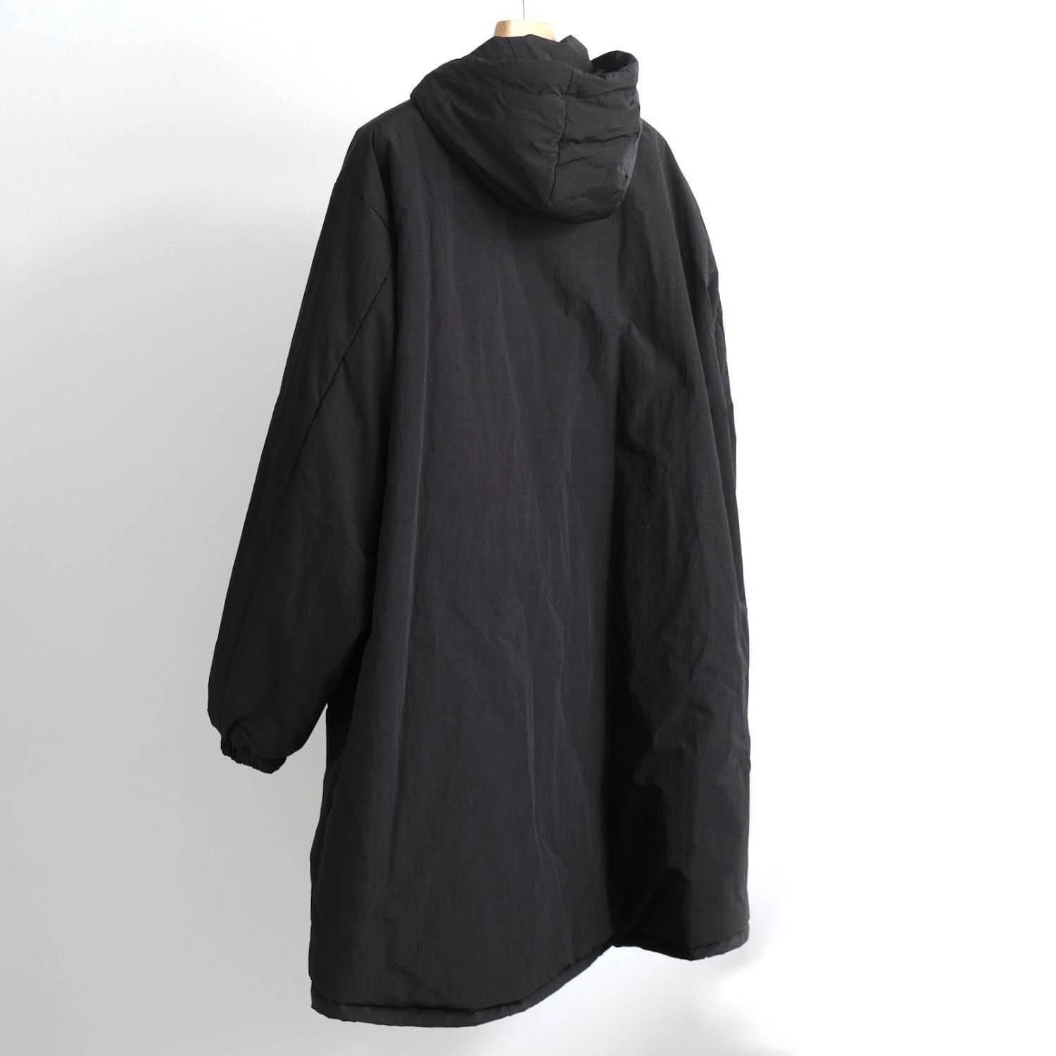 OVERSIZED PADDED HOODY COAT [BLACK] - WUNDER 大阪 セレクトショップ