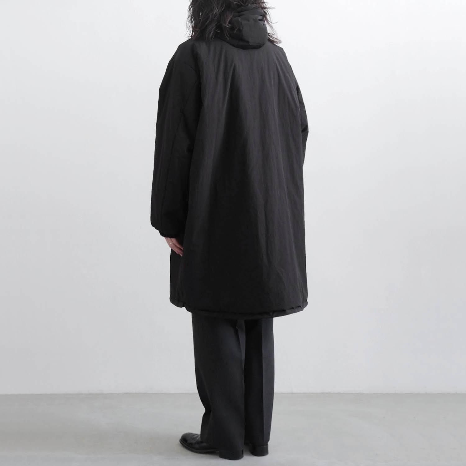OVERSIZED PADDED HOODY COAT [BLACK] - WUNDER 大阪 セレクトショップ