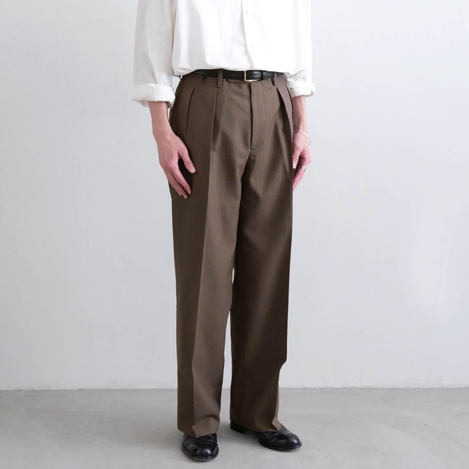 FOREVER SLACKS TYPE2 [KHAKI] - WUNDER 大阪 セレクトショップ