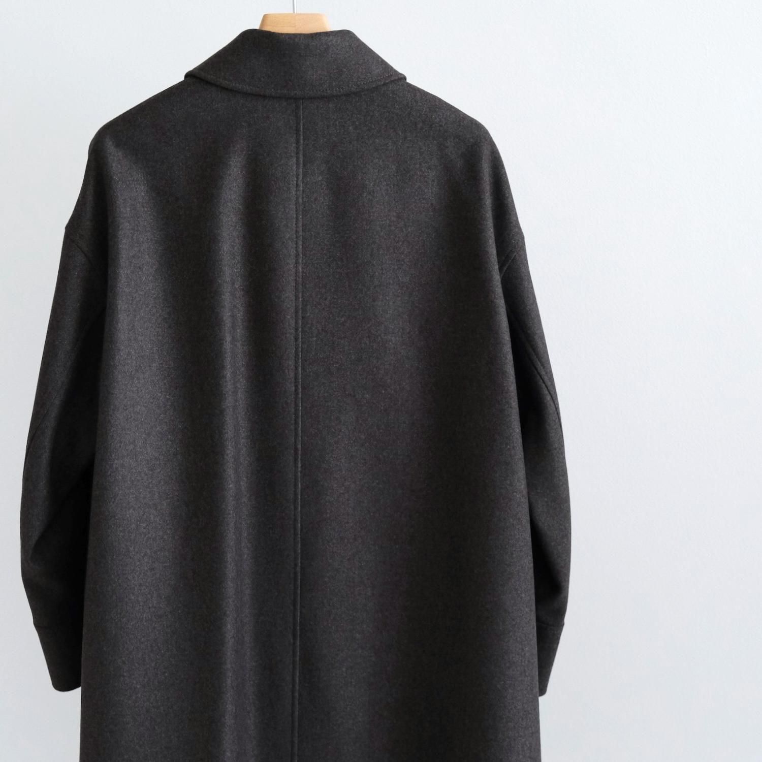 THE BAL COLLAR COAT [GRAY BROWN] - WUNDER 大阪 セレクトショップ