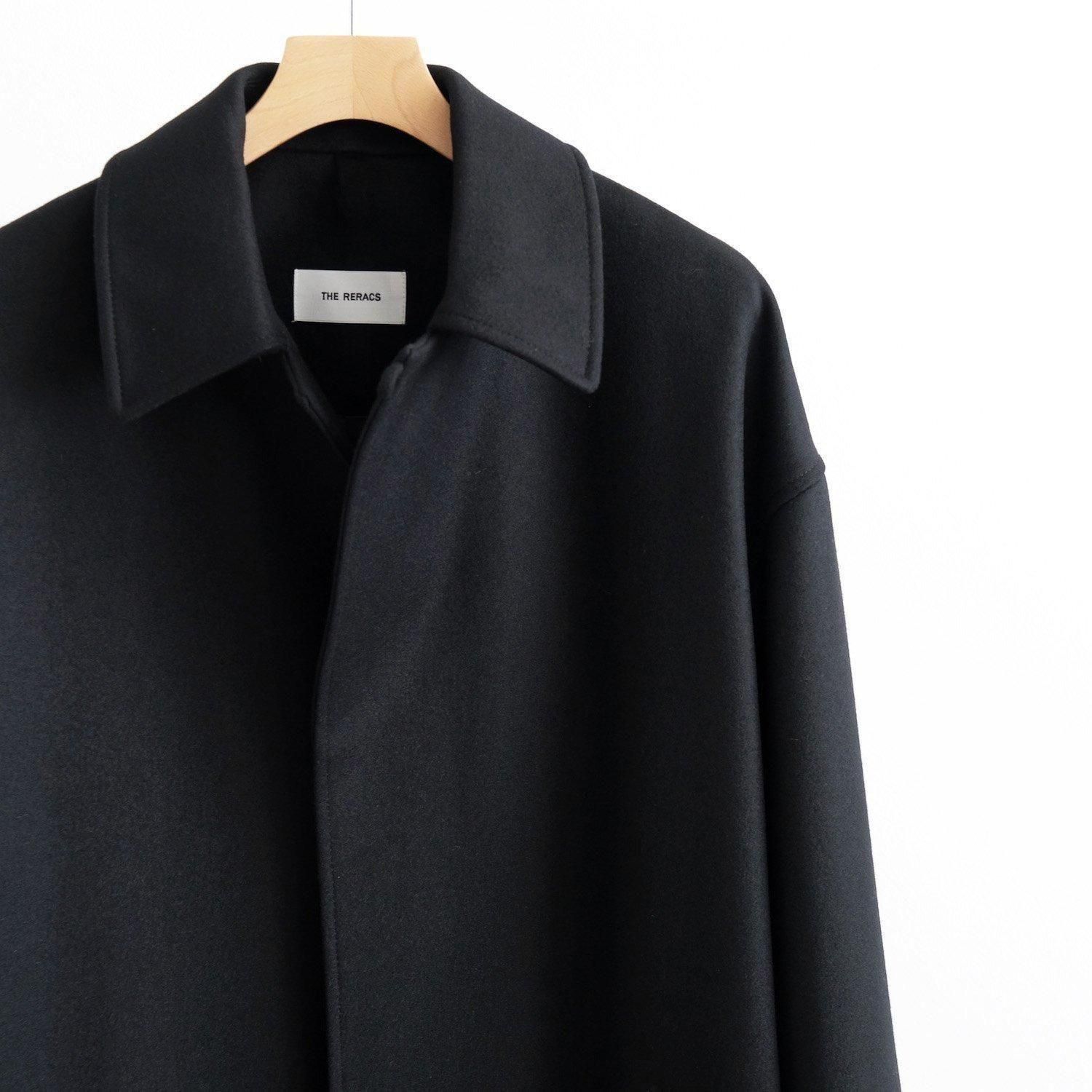 ジャケット・アウター WASHERLINEN BAL COLLAR COAT(BLACK WATCH) THE BAL COLLAR COAT [BLACK] - WUNDER 大阪 セレクトショップ