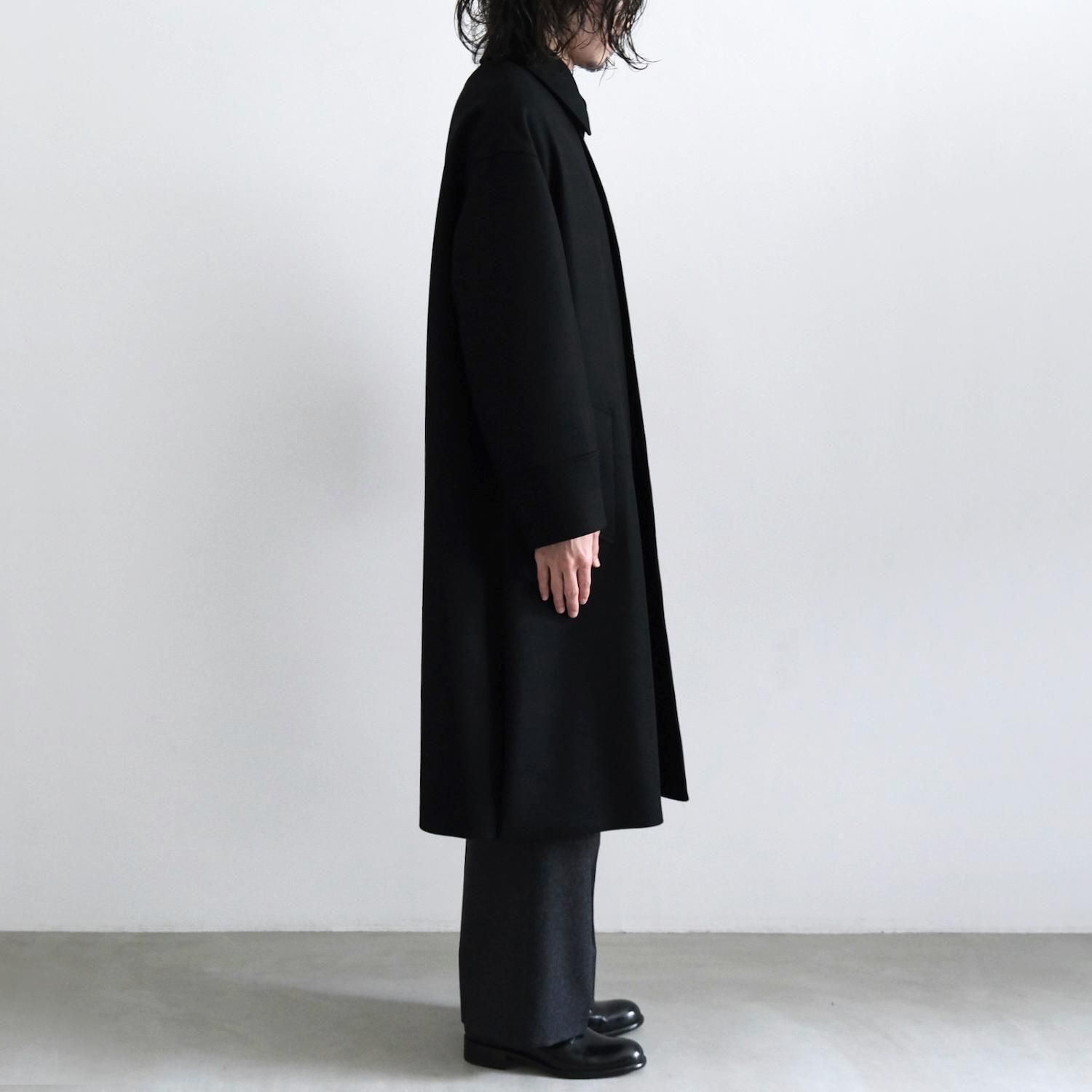 ジャケット・アウター WASHERLINEN BAL COLLAR COAT(BLACK WATCH) THE BAL COLLAR COAT [BLACK] - WUNDER 大阪 セレクトショップ