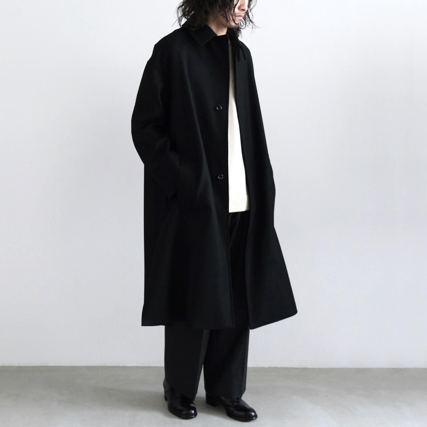 THE BAL COLLAR COAT [BLACK] - WUNDER 大阪 セレクトショップ