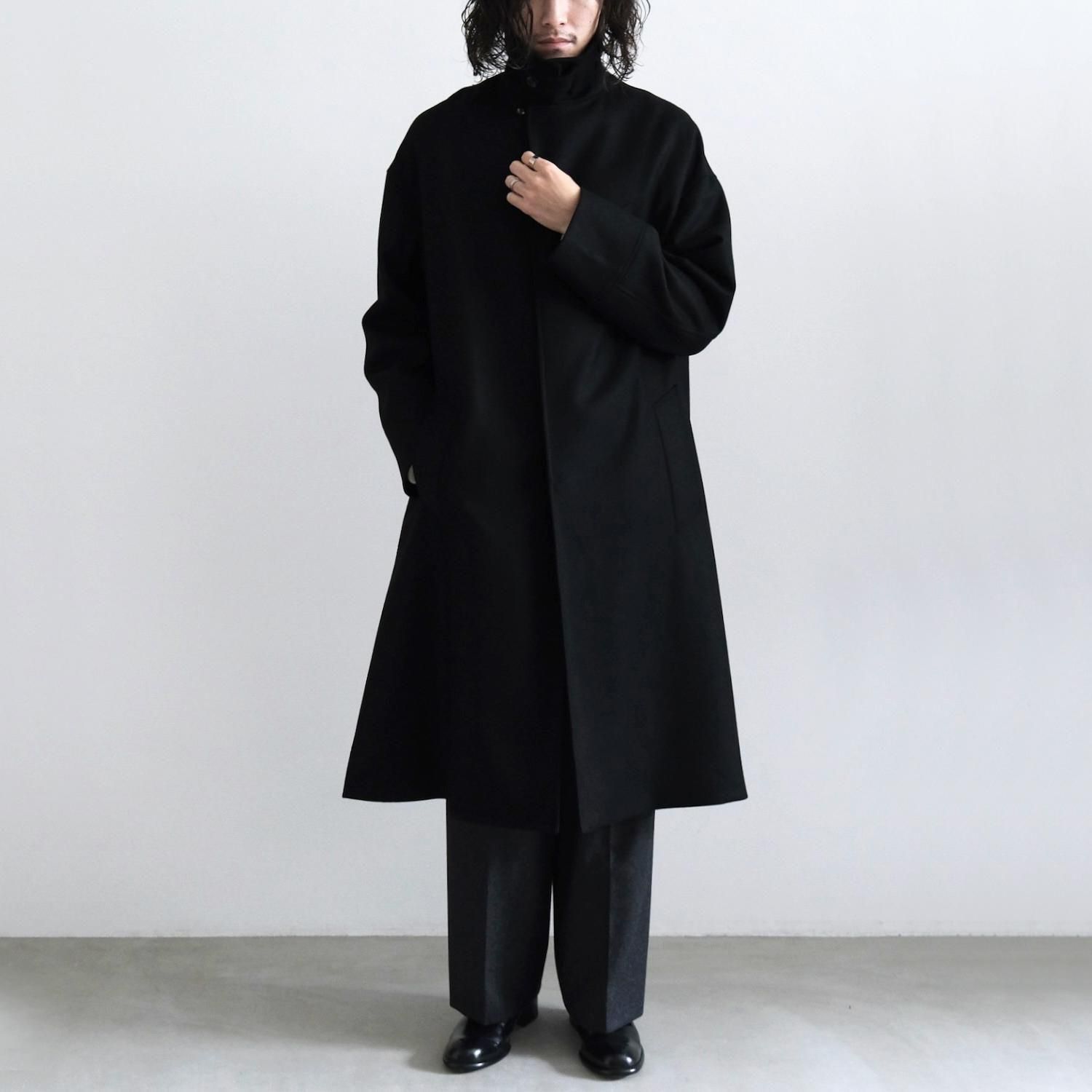THE BAL COLLAR COAT [BLACK] - WUNDER 大阪 セレクトショップ 大阪