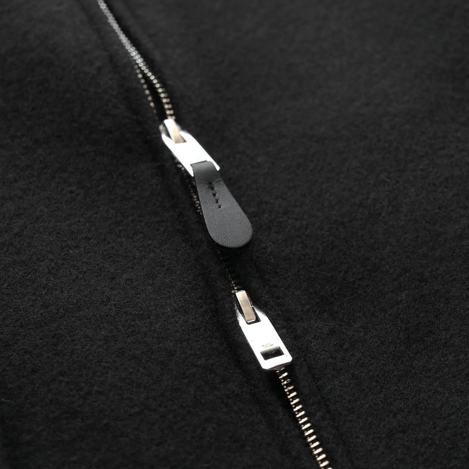 DOUBLE SHETLAND MELTON THE HARRINGTON JACKET [BLACK] - WUNDER 大阪