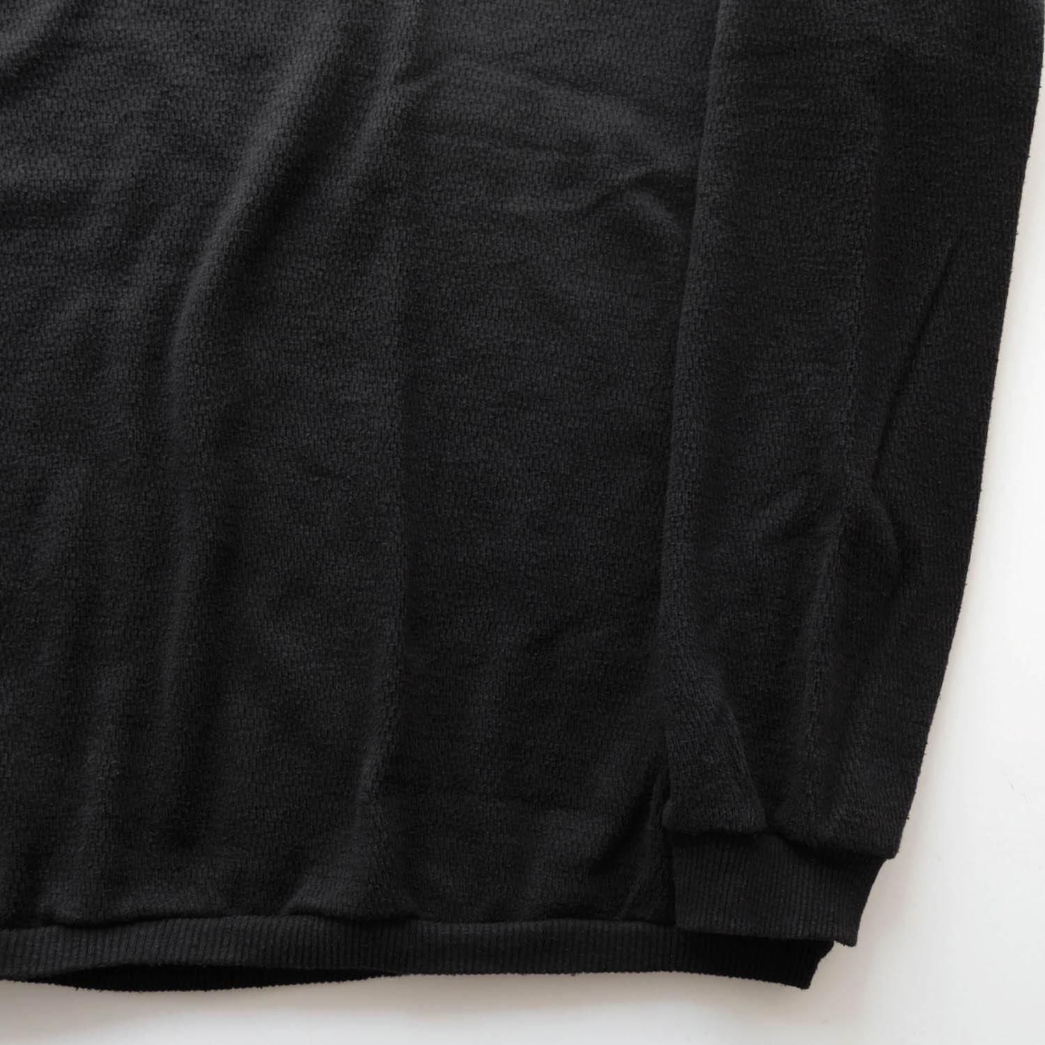 トップス 25aw barbell object nep v top BLACK 1 barbell object nep v top - DIMPLE
