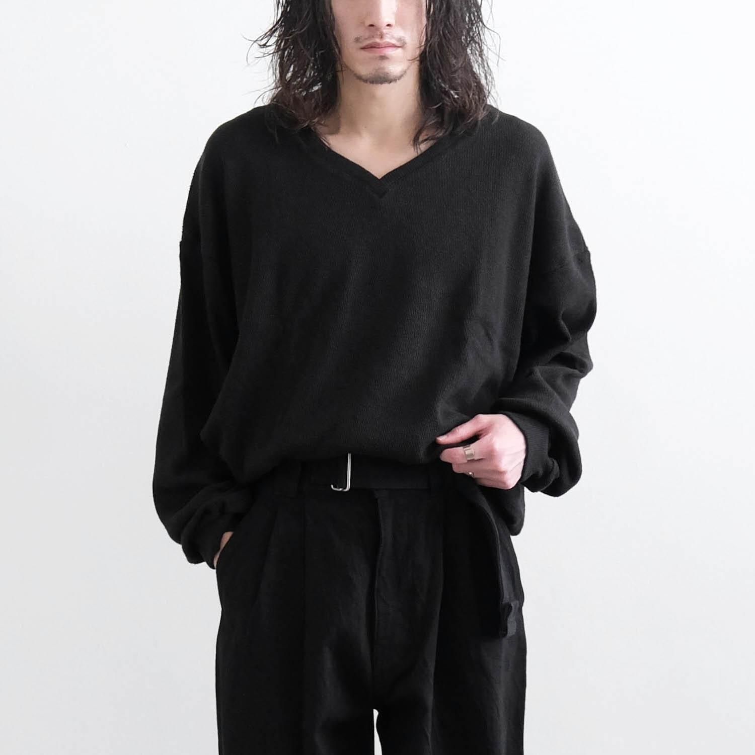 トップス Barbell object new v top nep v top [BLACK] - WUNDER 大阪 セレクトショップ 大阪梅田
