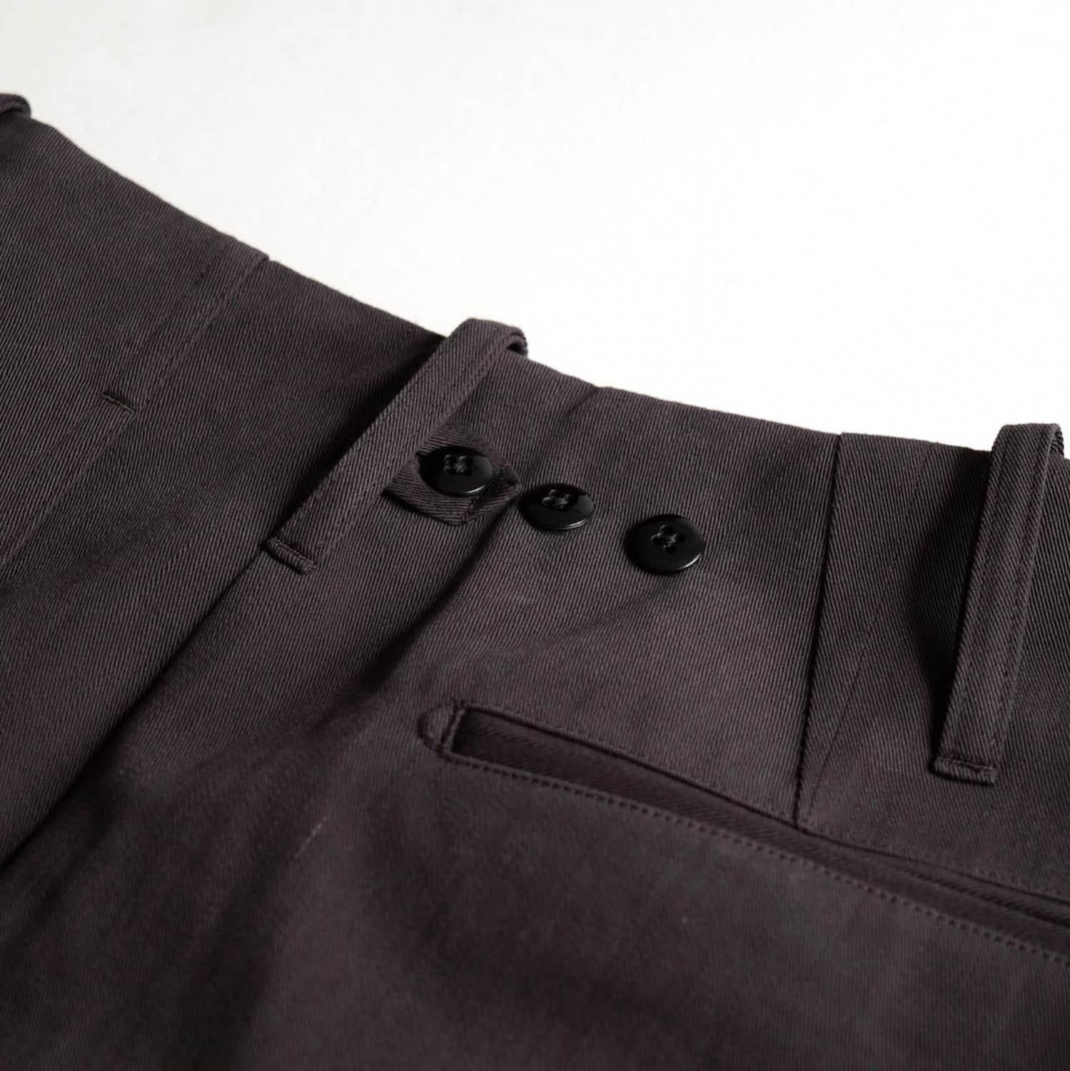 パンツ Maatee&sons chino trouser gray chambray CHINO TROUSER [GRAYSHAMBRAY] - WUNDER 大阪 セレクトショップ 大阪