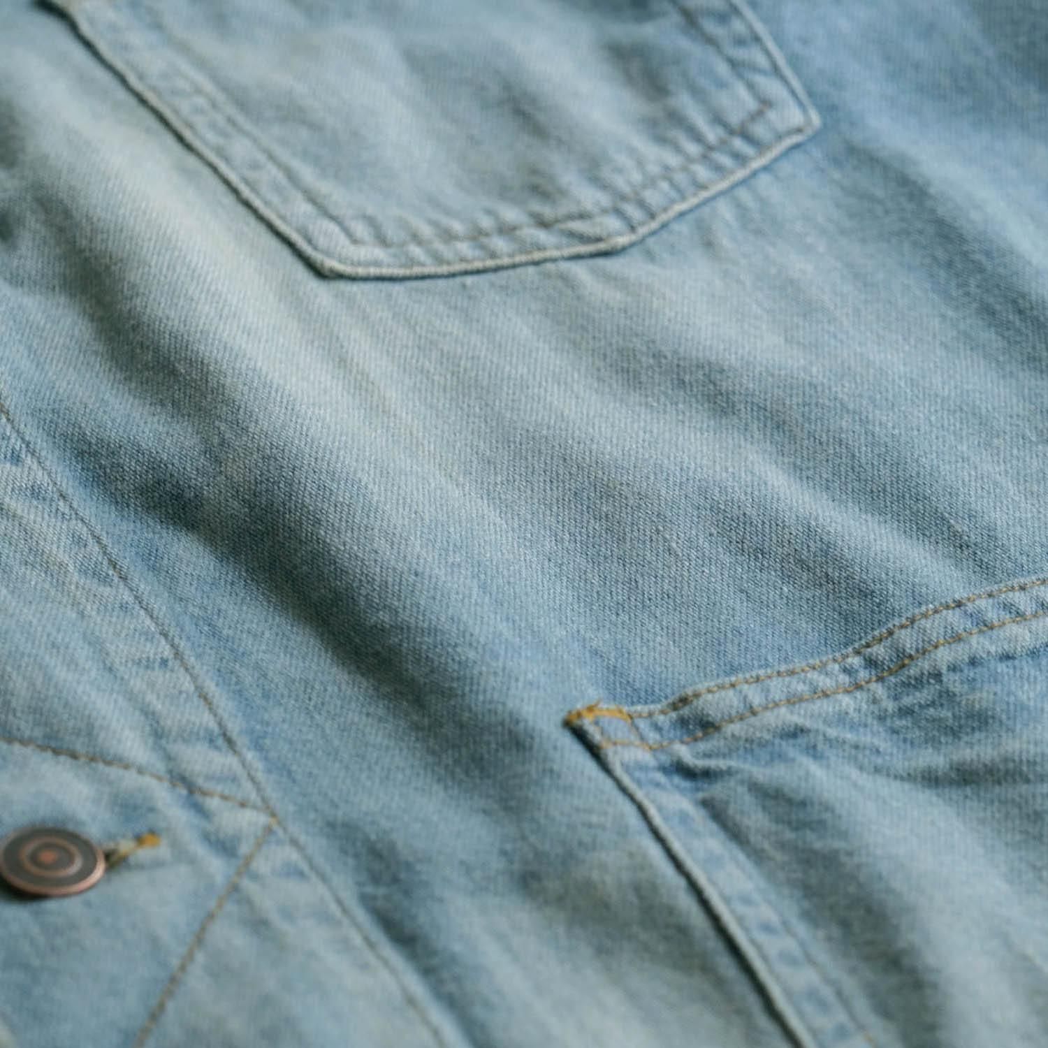 Stone  カバーオール KAPITAL 11.5ozデニム×8ozデニム リンゴマンカバーオール | INDIGO BLUE