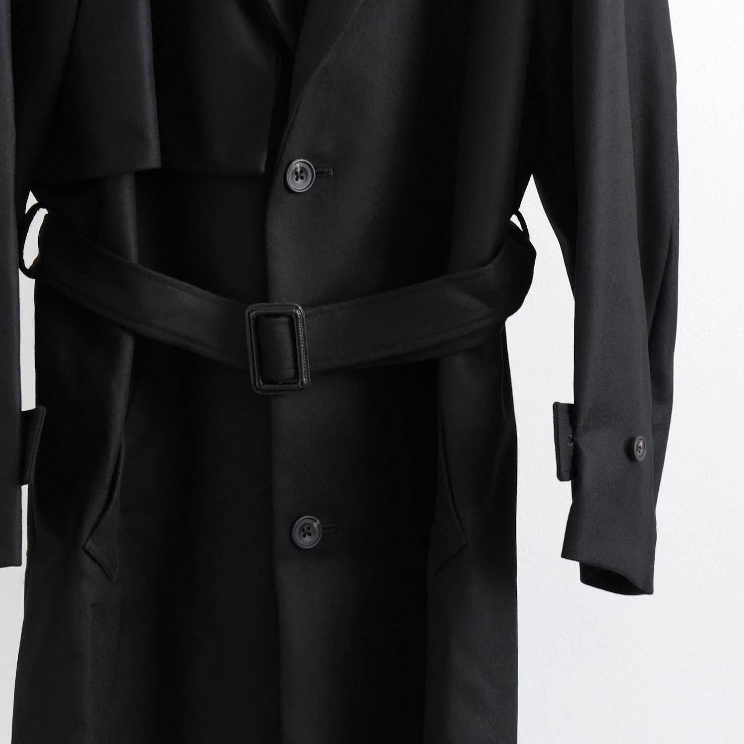 LAY CHESTER COAT [BLACK] - WUNDER 大阪 セレクトショップ 大阪梅田