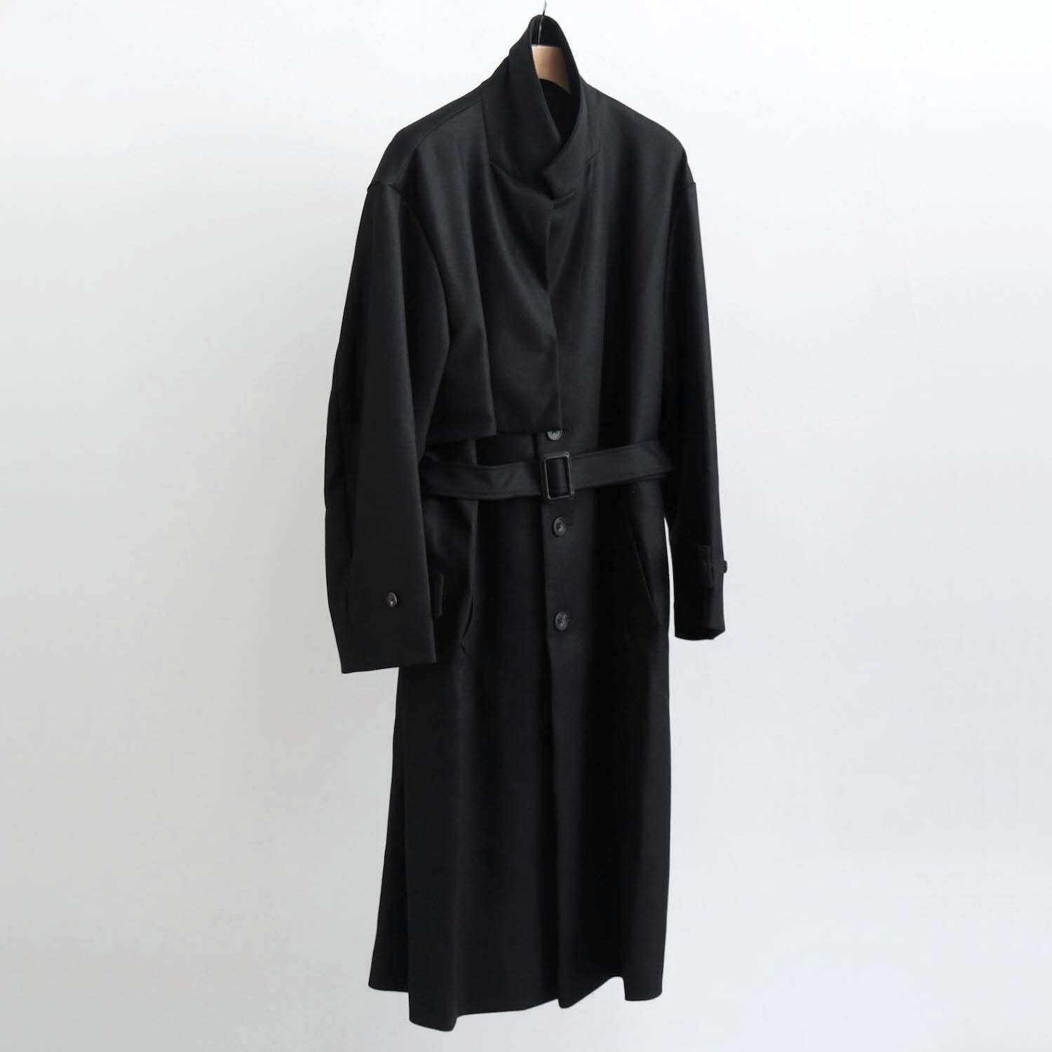 LAY CHESTER COAT [BLACK] - WUNDER 大阪 セレクトショップ 大阪梅田