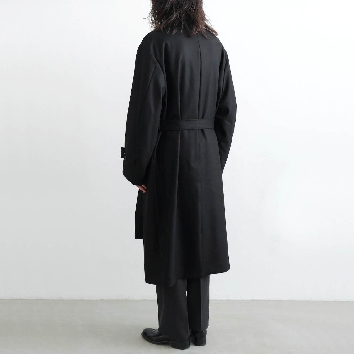 LAY CHESTER COAT [BLACK] - WUNDER 大阪 セレクトショップ 大阪梅田