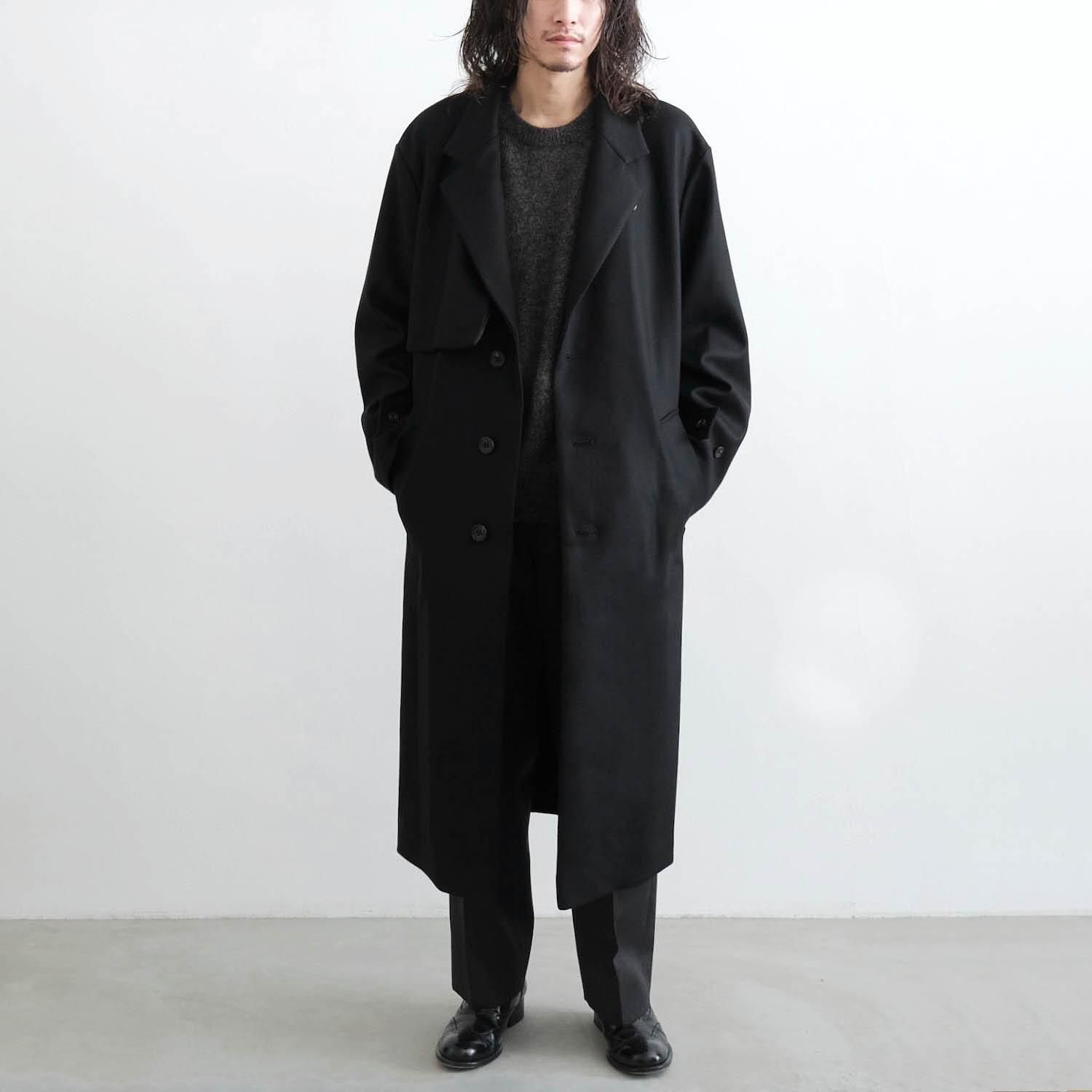 美品　24aw ssstein LAY CHESTER COAT ssstein / シュタイン】LAY CHESTER COAT - BLACK | 公式通販サイト