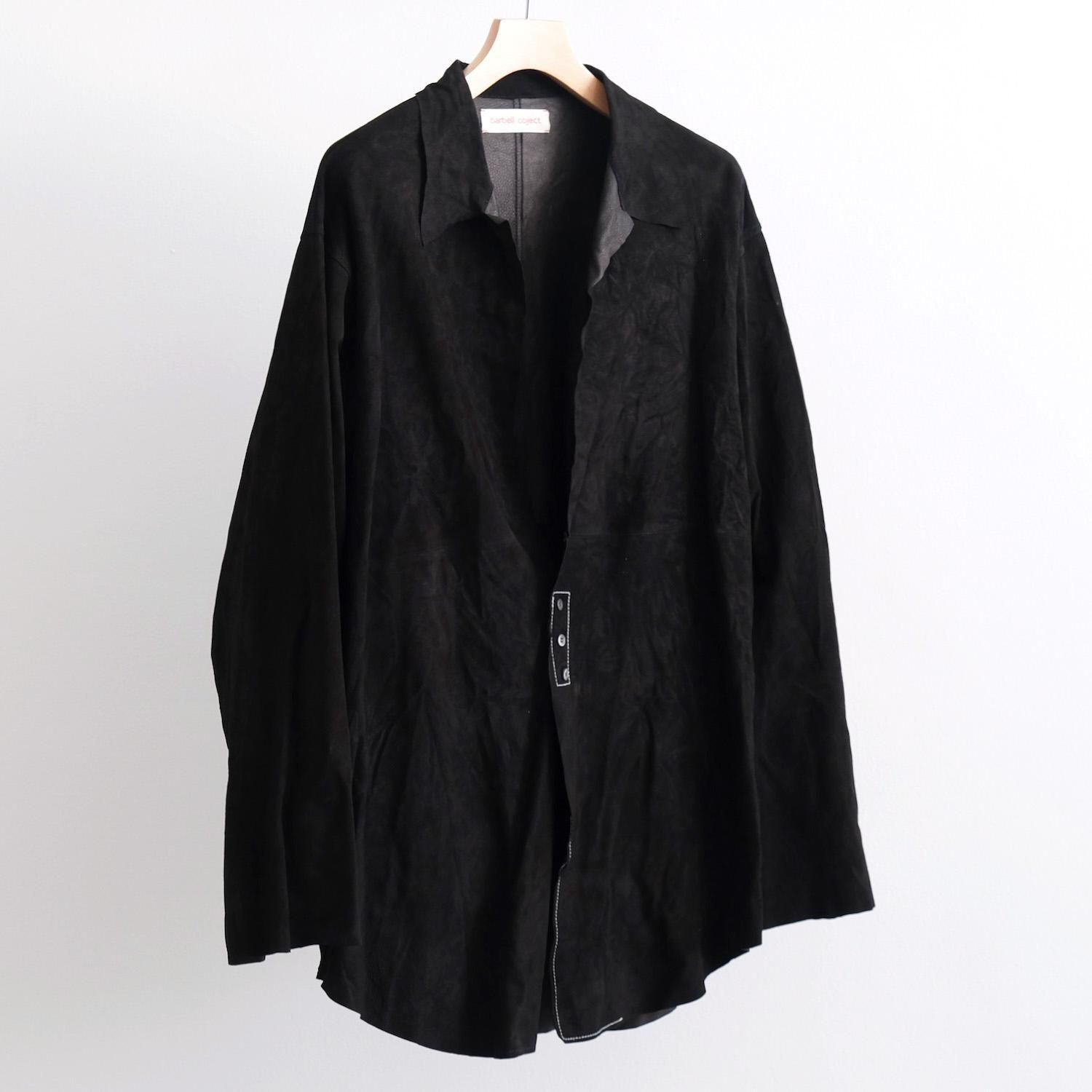 【barbell object】 25aw 3b sh BLACK 1 leather 3b sh [BLACK] - WUNDER 大阪 セレクトショップ 大阪梅田中崎