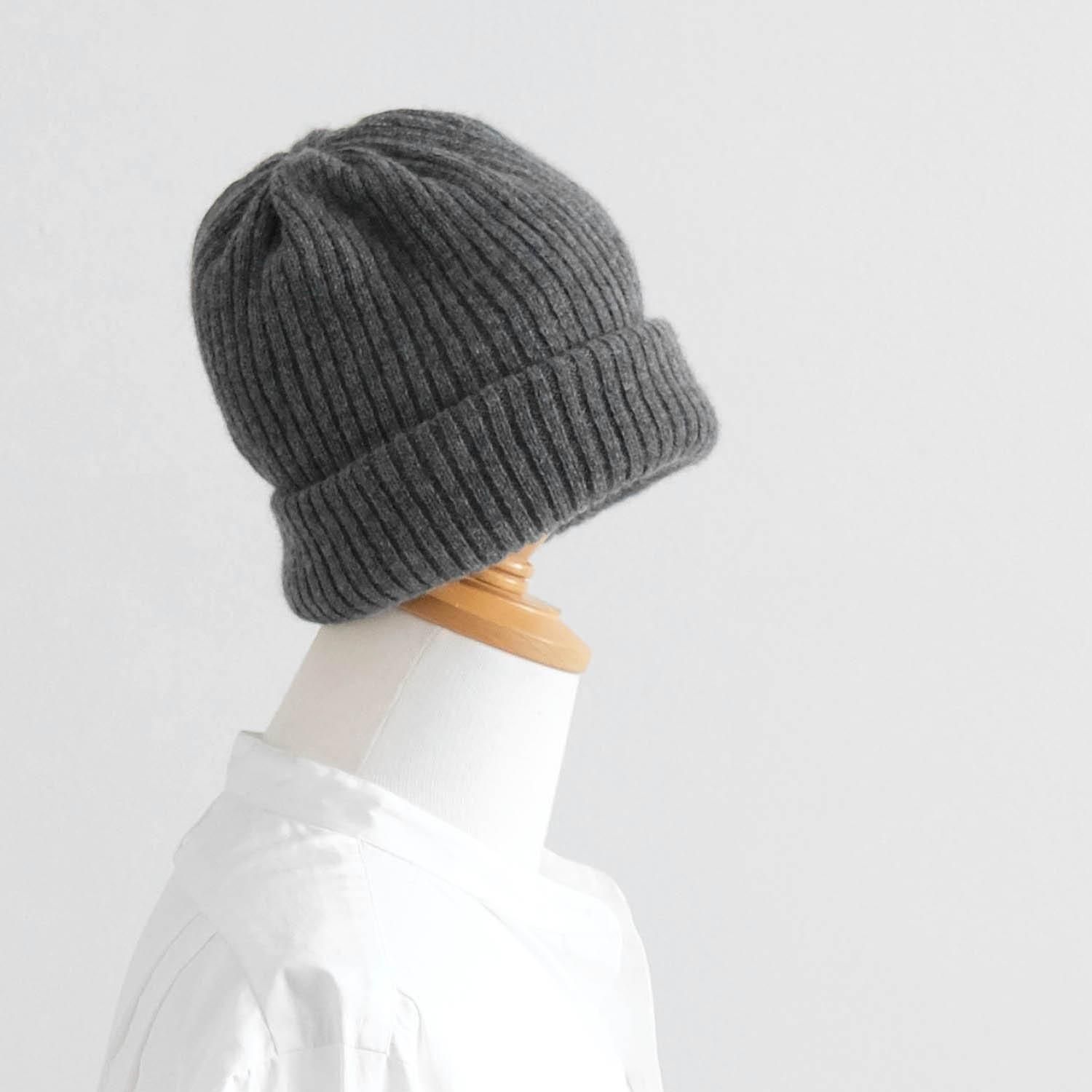 CASHMERE KNIT [CHARCOAL]