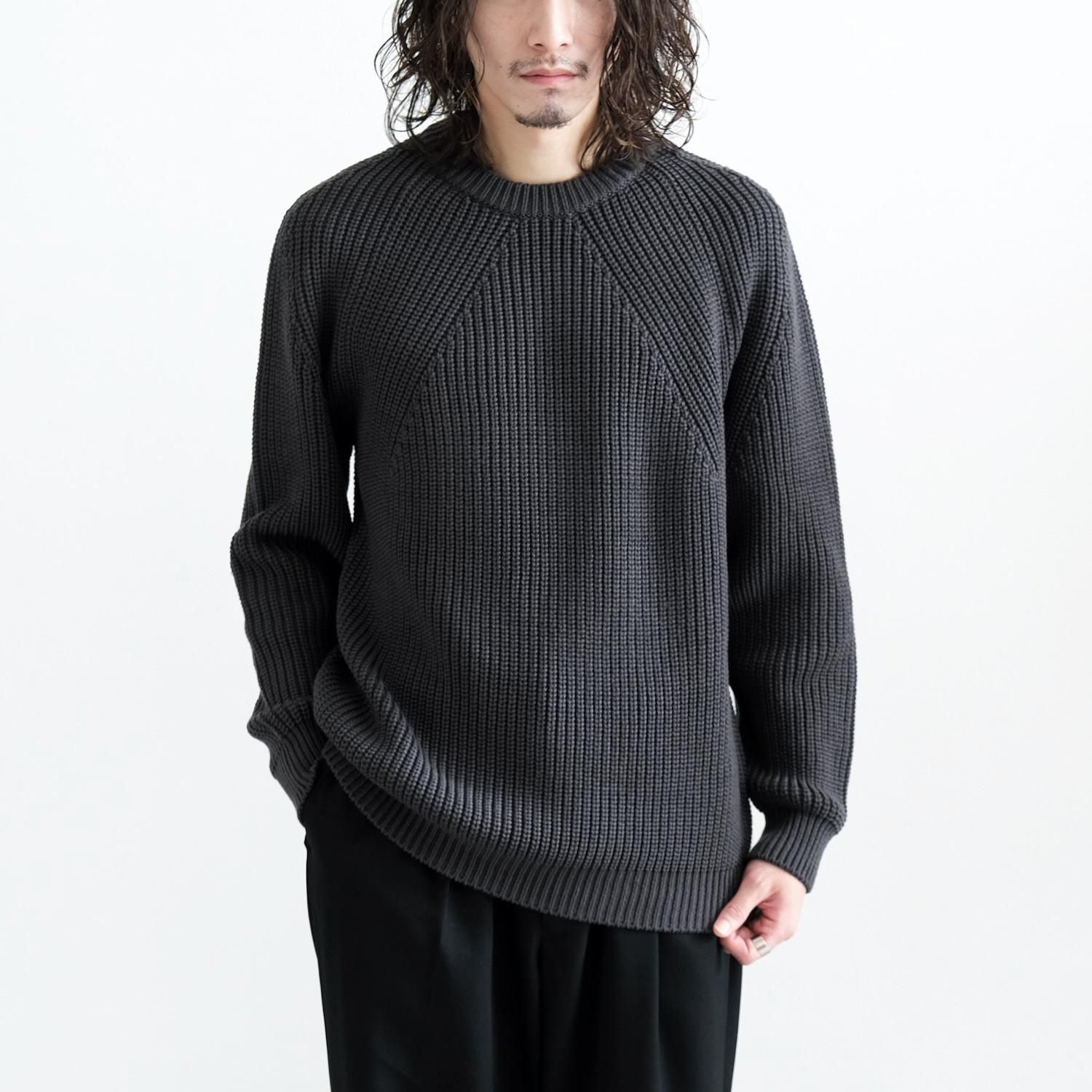 SIGNATURE CREW NECK [CHARCOAL BLUE]