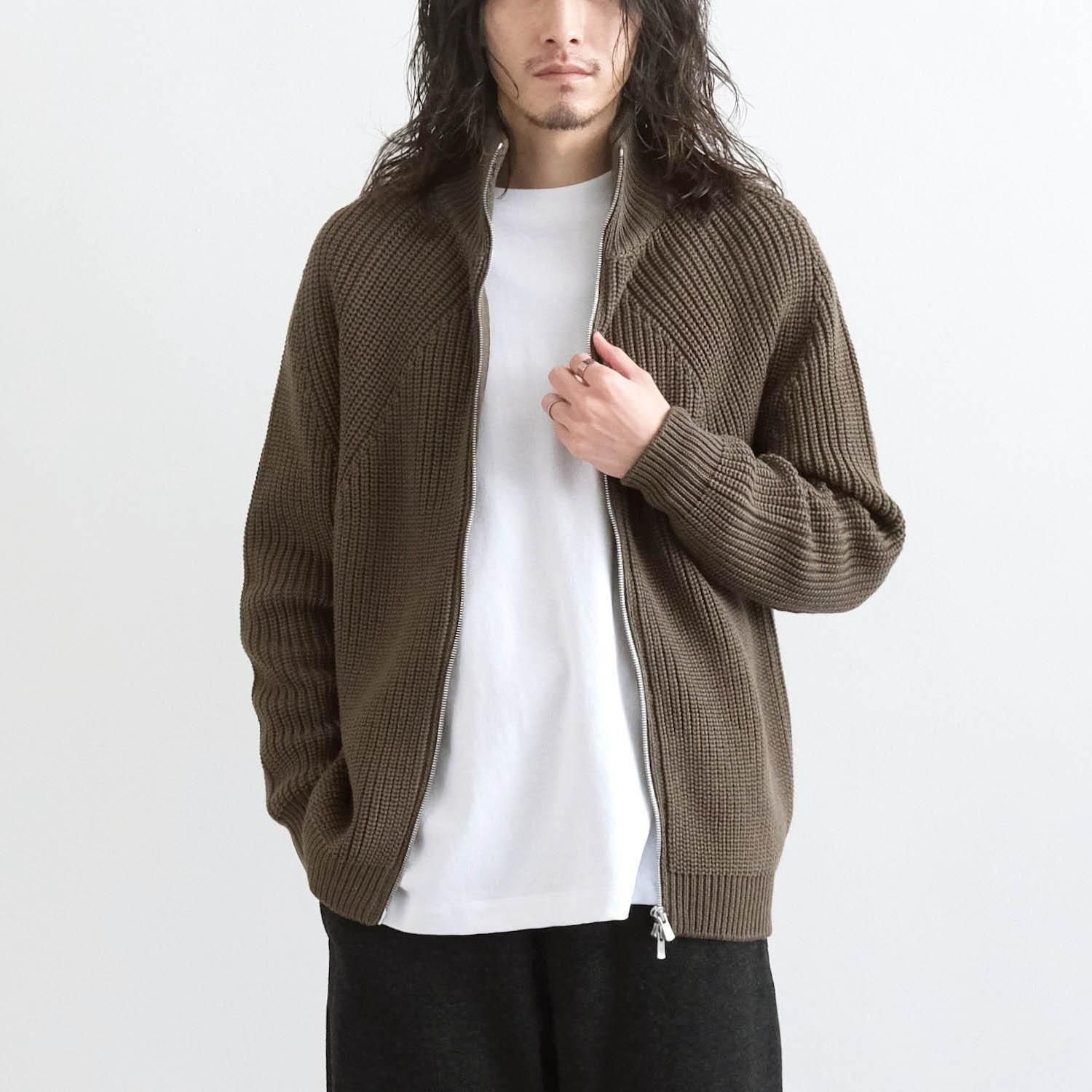 SIGNATURE DRIVERS KNIT [OLIVE]