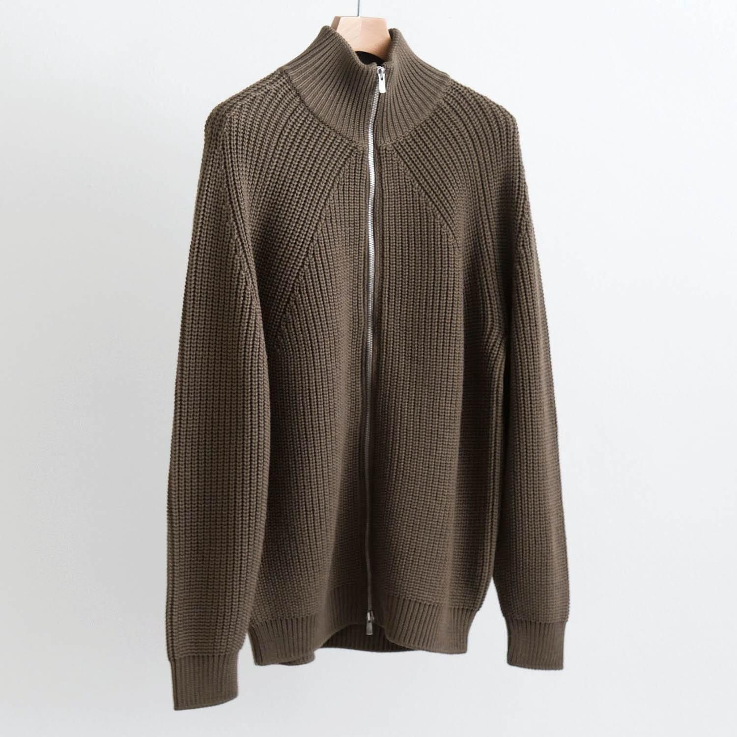 SIGNATURE DRIVERS KNIT [OLIVE]