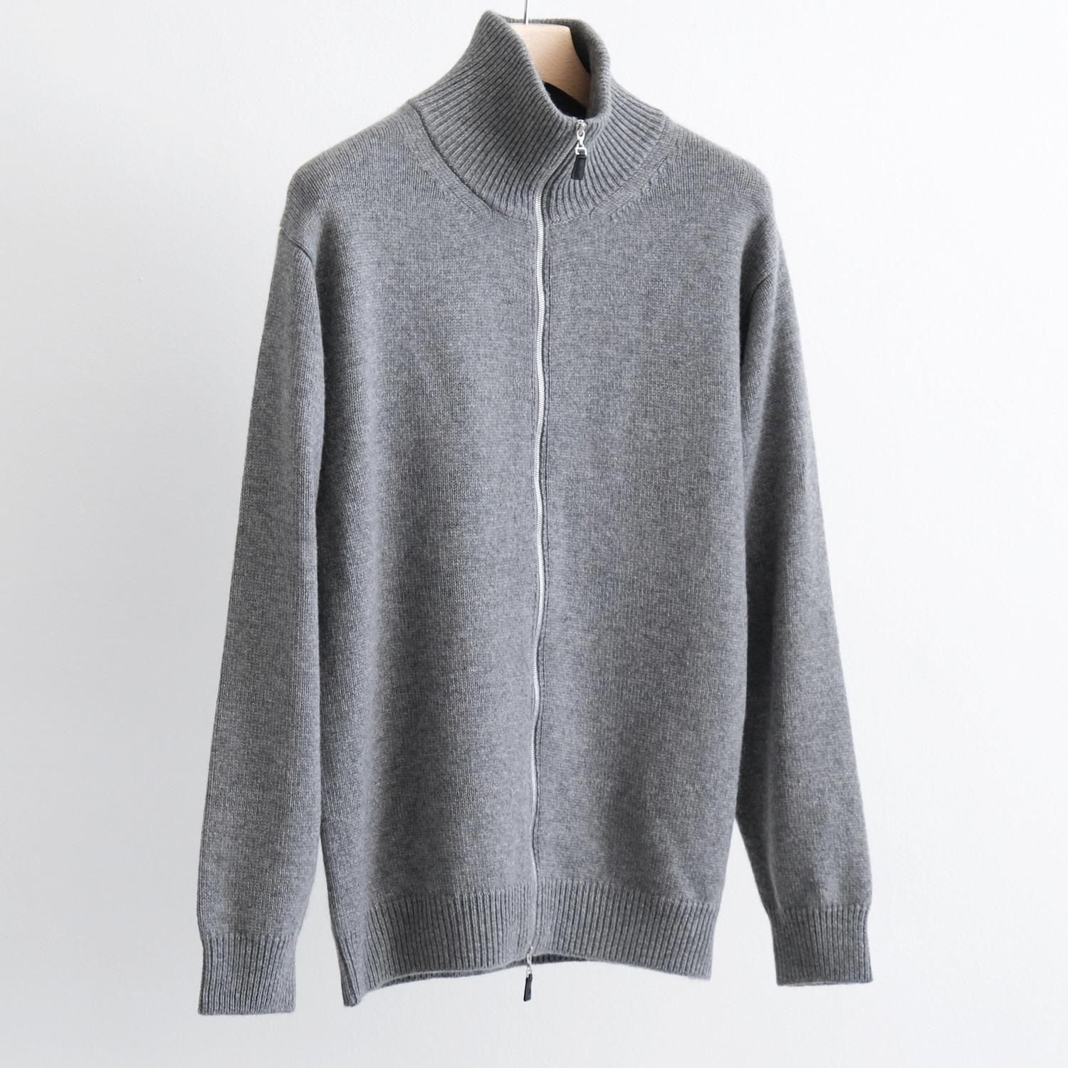 INNOCENT CASHMERE MIDDLE WEIGHT DRIVERS KNIT [GRAY]