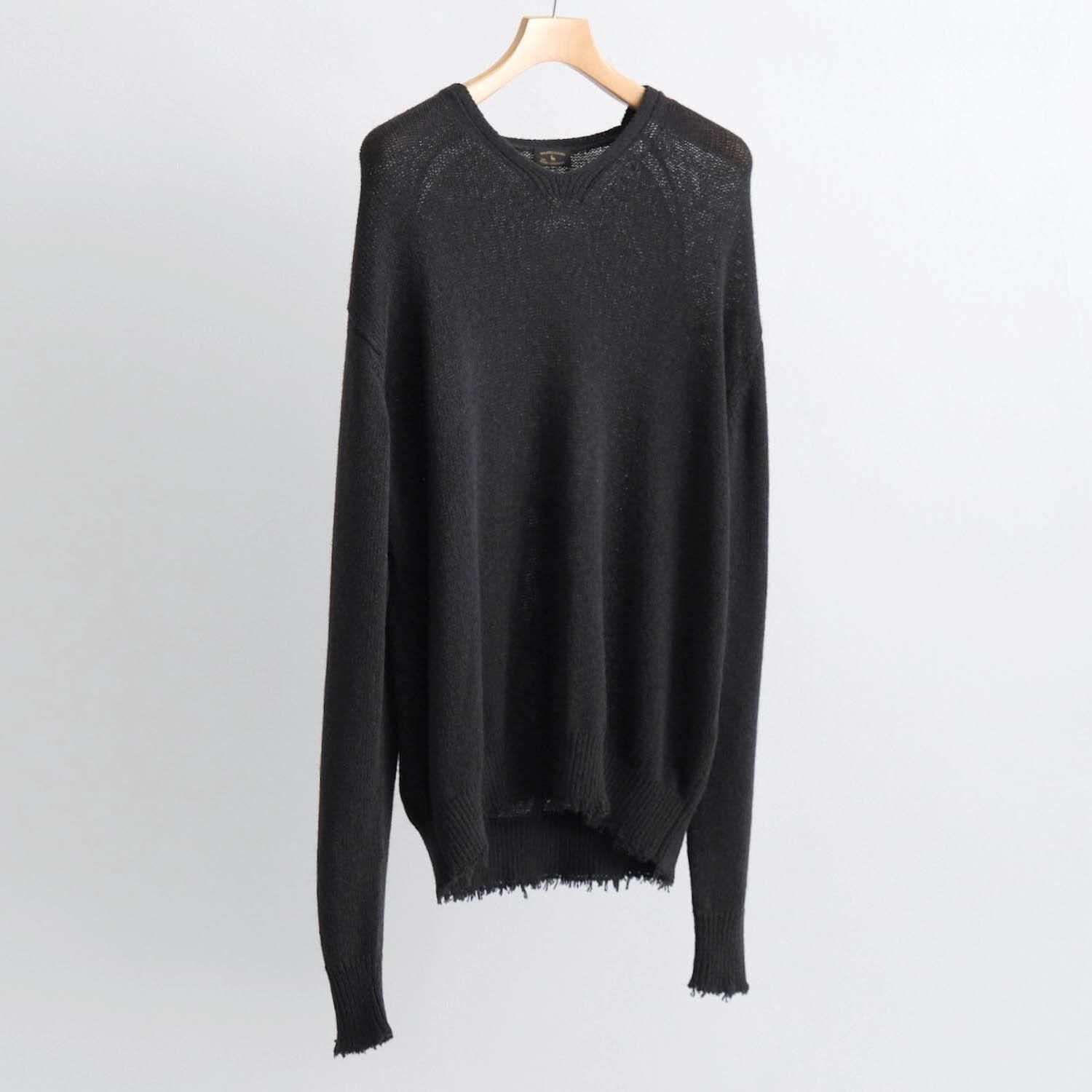 CA/G/S LOOSE V SWEATER [CHARCOAL]