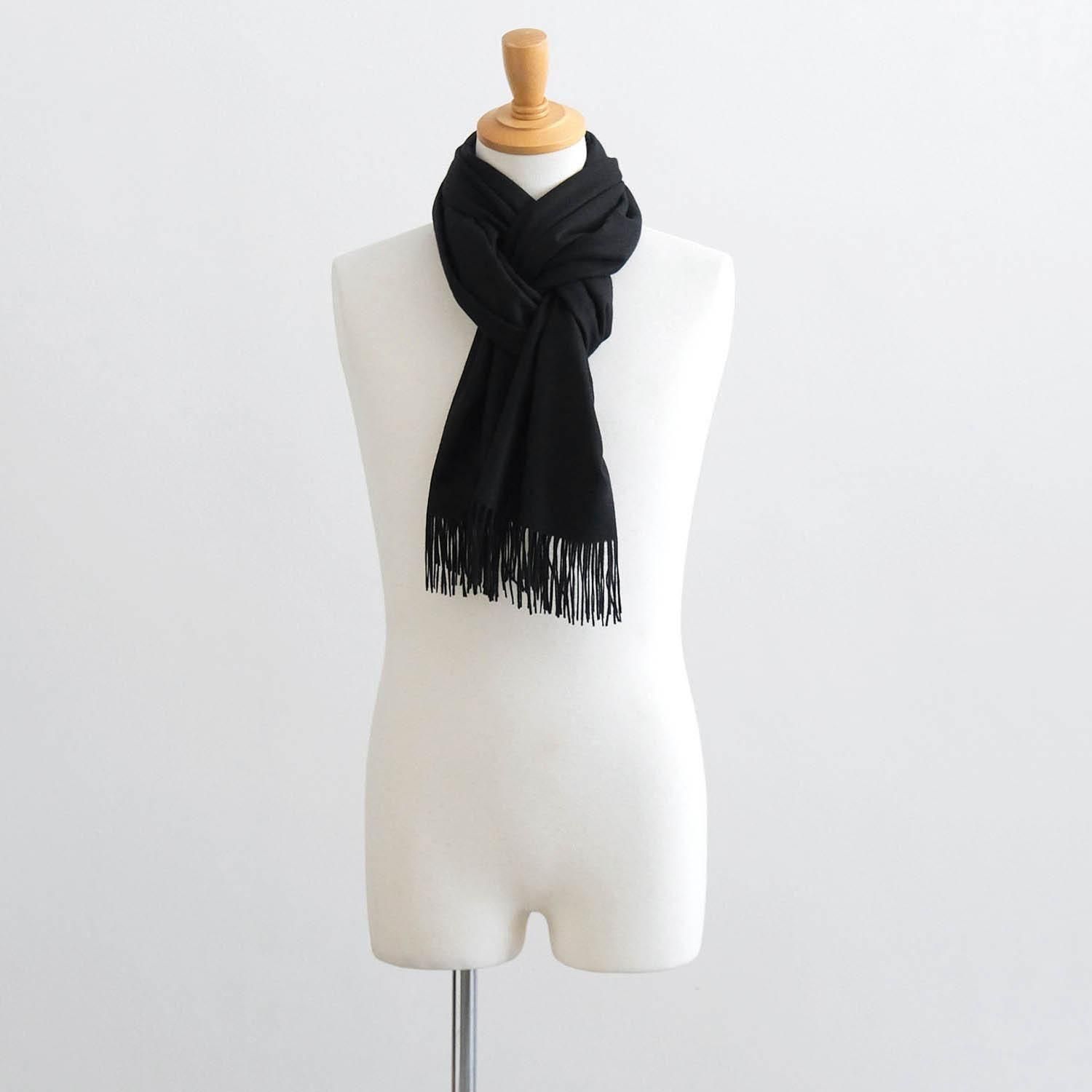 BABY CASHMERE STOLE [BLACK]