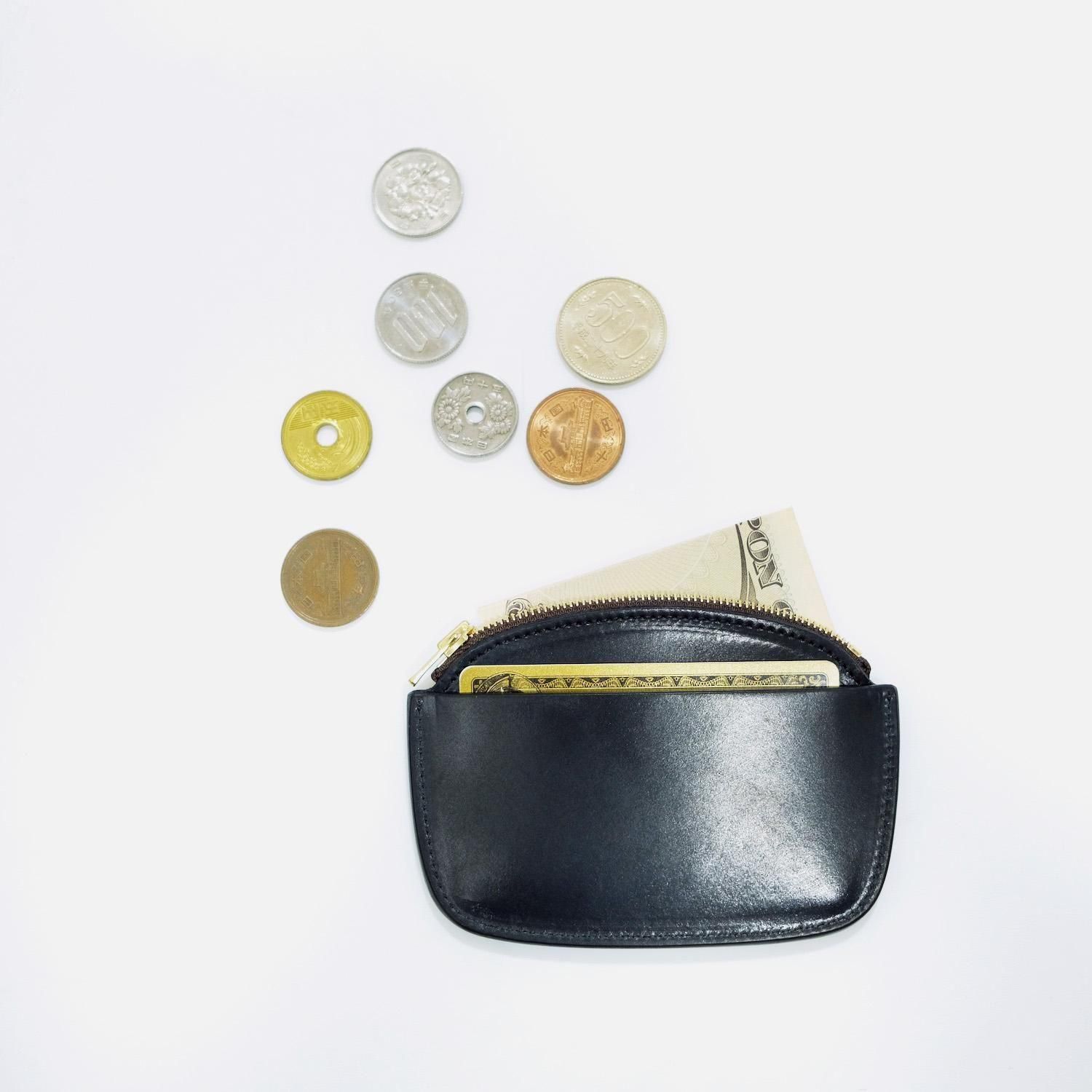 COIN PURSE [BLACK/Cordovan] - WUNDER 大阪 セレクトショップ 大阪