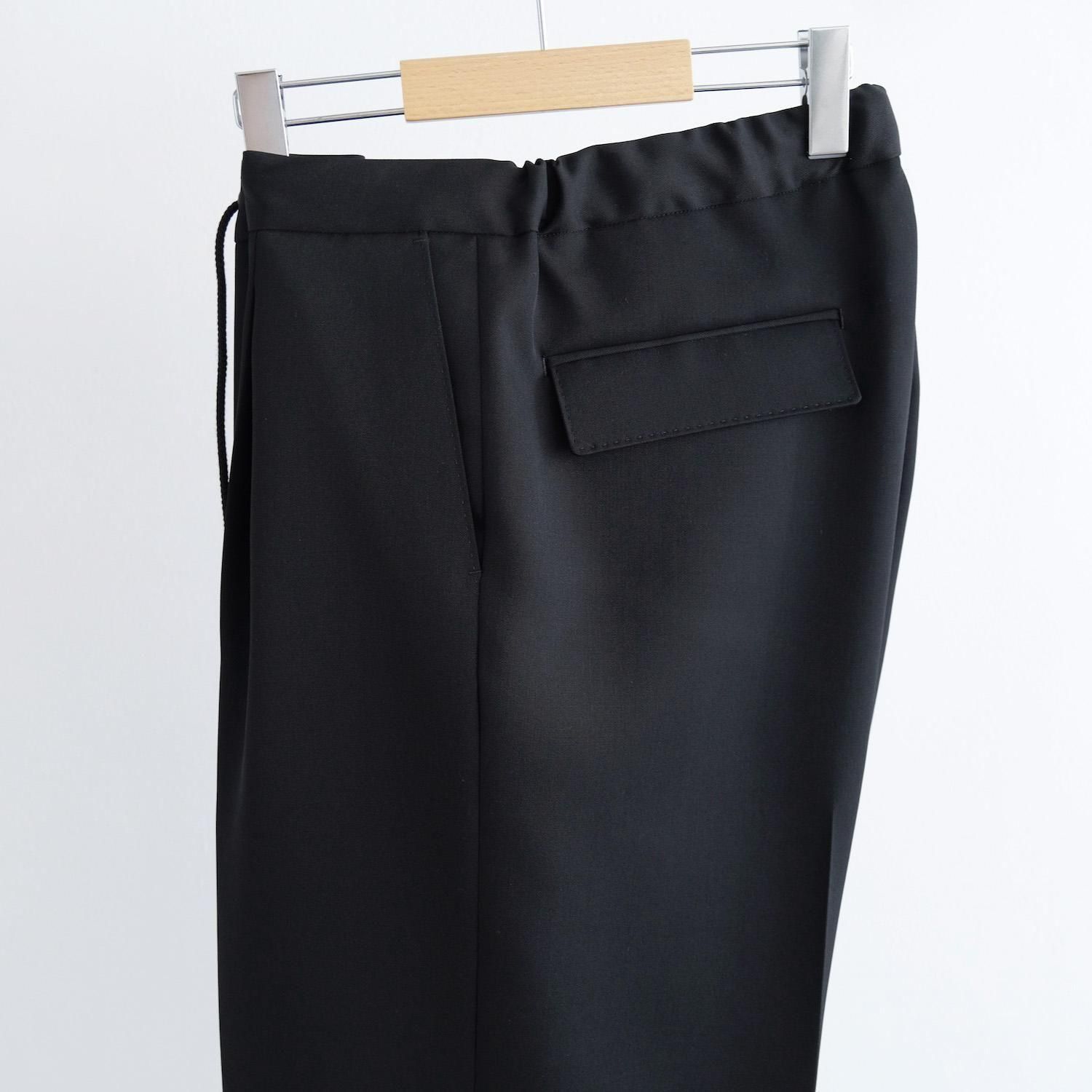 THE EASY SLACKS WIDE [BLACK] - WUNDER 大阪 セレクトショップ 大阪