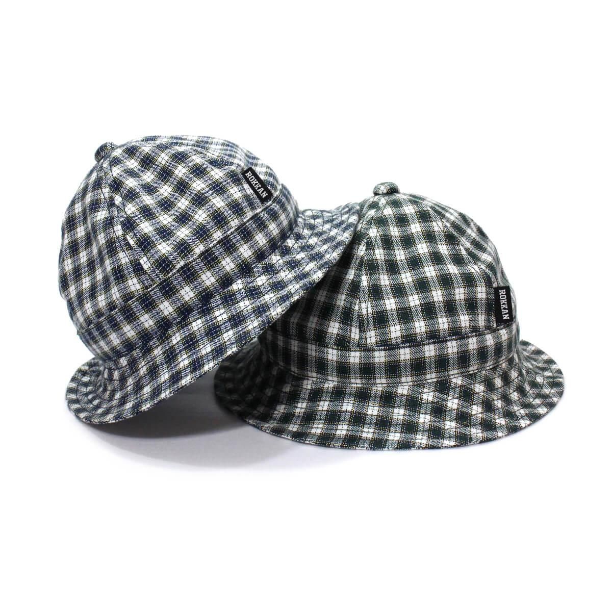 ROKKAN O.C.EXTRA_METRO HAT. (Checkered)