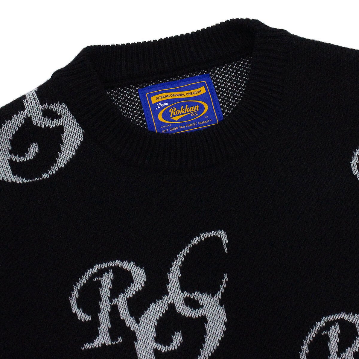 ROKKAN O.C.EXTRA_JACQUARD KNIT SWEATER.(ROC)