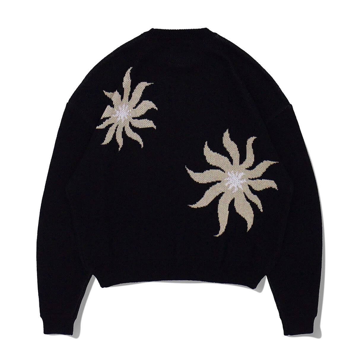 ROKKAN O.C.EXTRA_JACQUARD KNIT SWEATER.(Flower)