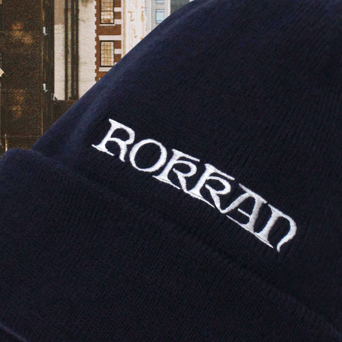 ROKKAN O.C._KNIT CAP.(Logotype)