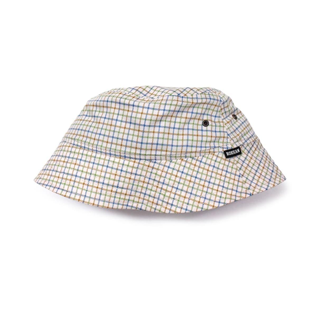 ROKKAN O.C.EXTRA_BUCKET HAT.(Plaid)