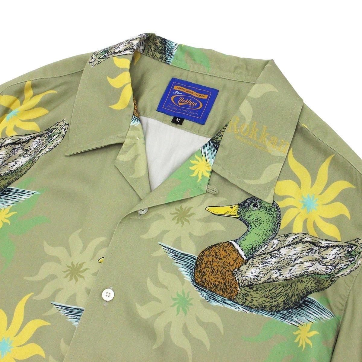ROKKAN O.C.EXTRA_Open Collar Shirt.(DUCK)