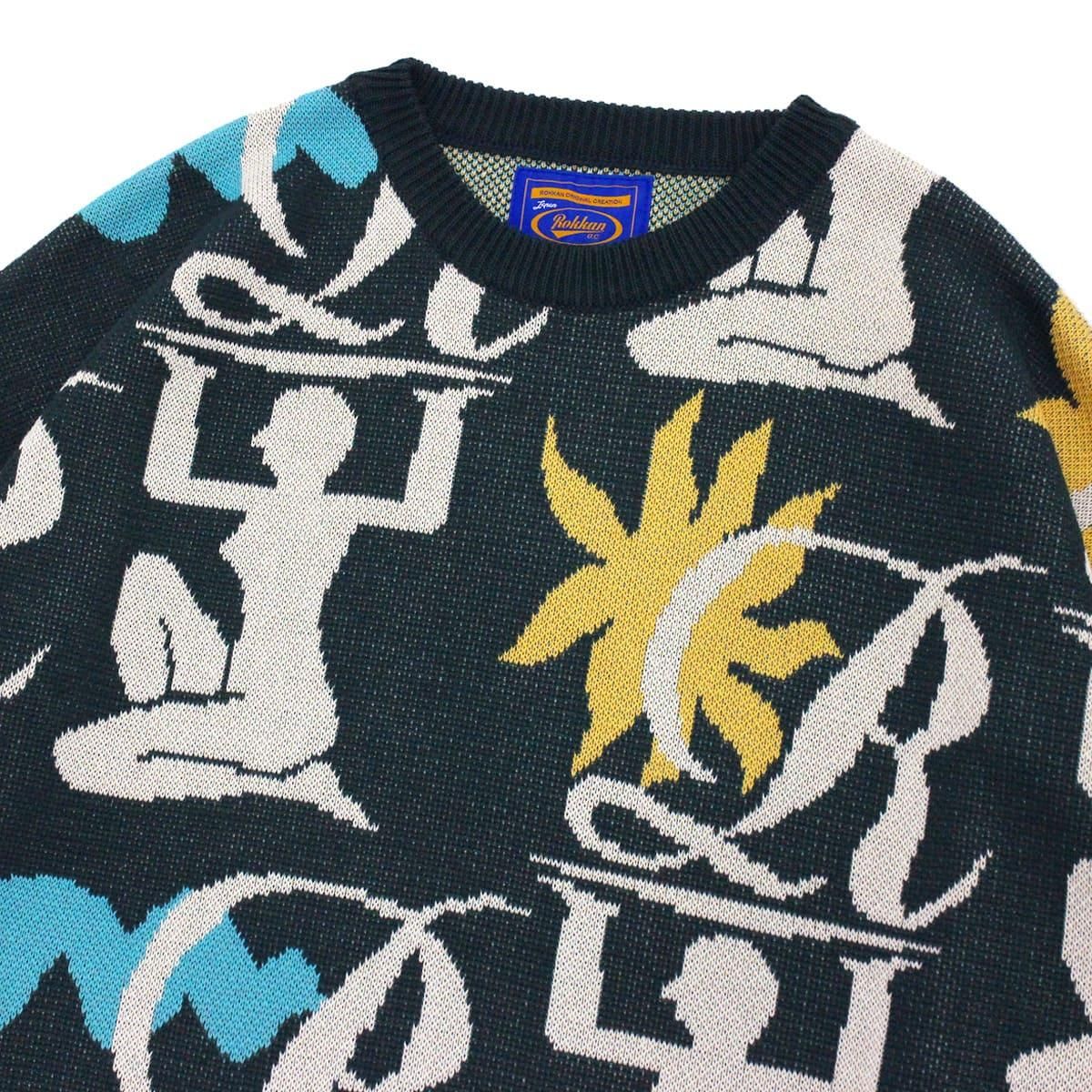 ROKKAN O.C.EXTRA_JACQUARD KNIT SWEATER.(R-Lift)