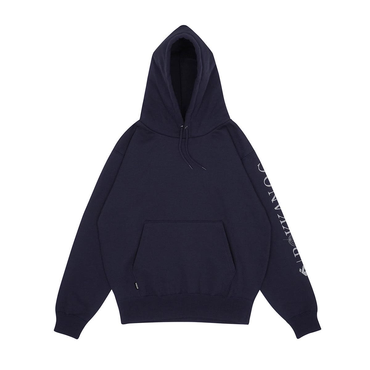 ROKKAN O.C._HEAVY WEIGHT HOODIE.(Reflector Sleeve)