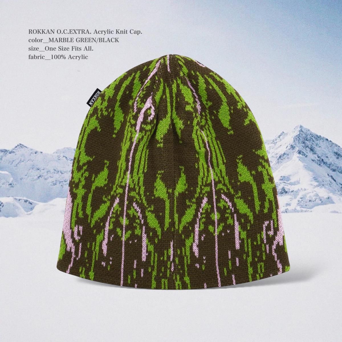 ROKKAN O.C.EXTRA_Acrylic Knit Cap.(MARBLE)