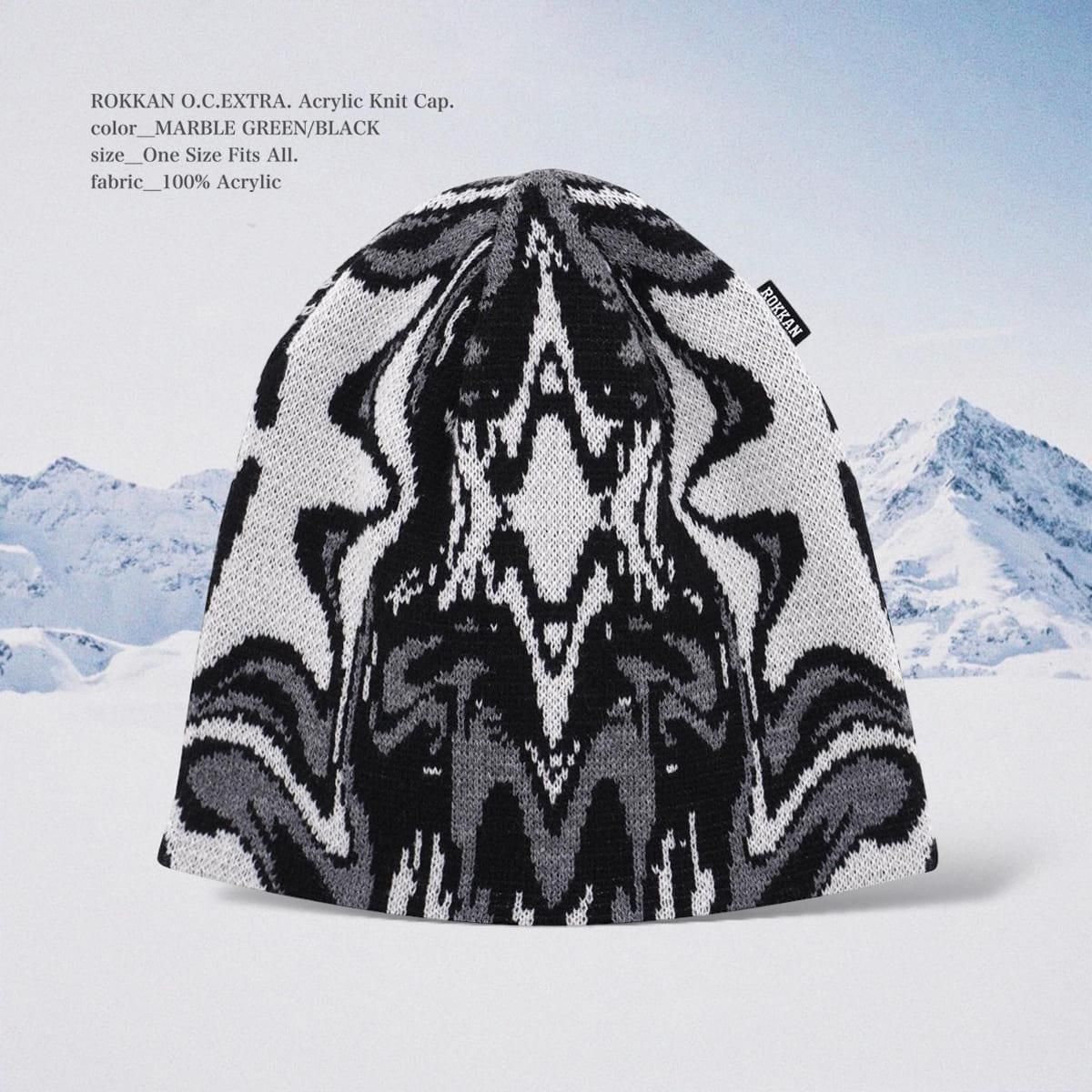 ROKKAN O.C.EXTRA_Acrylic Knit Cap.(MARBLE)