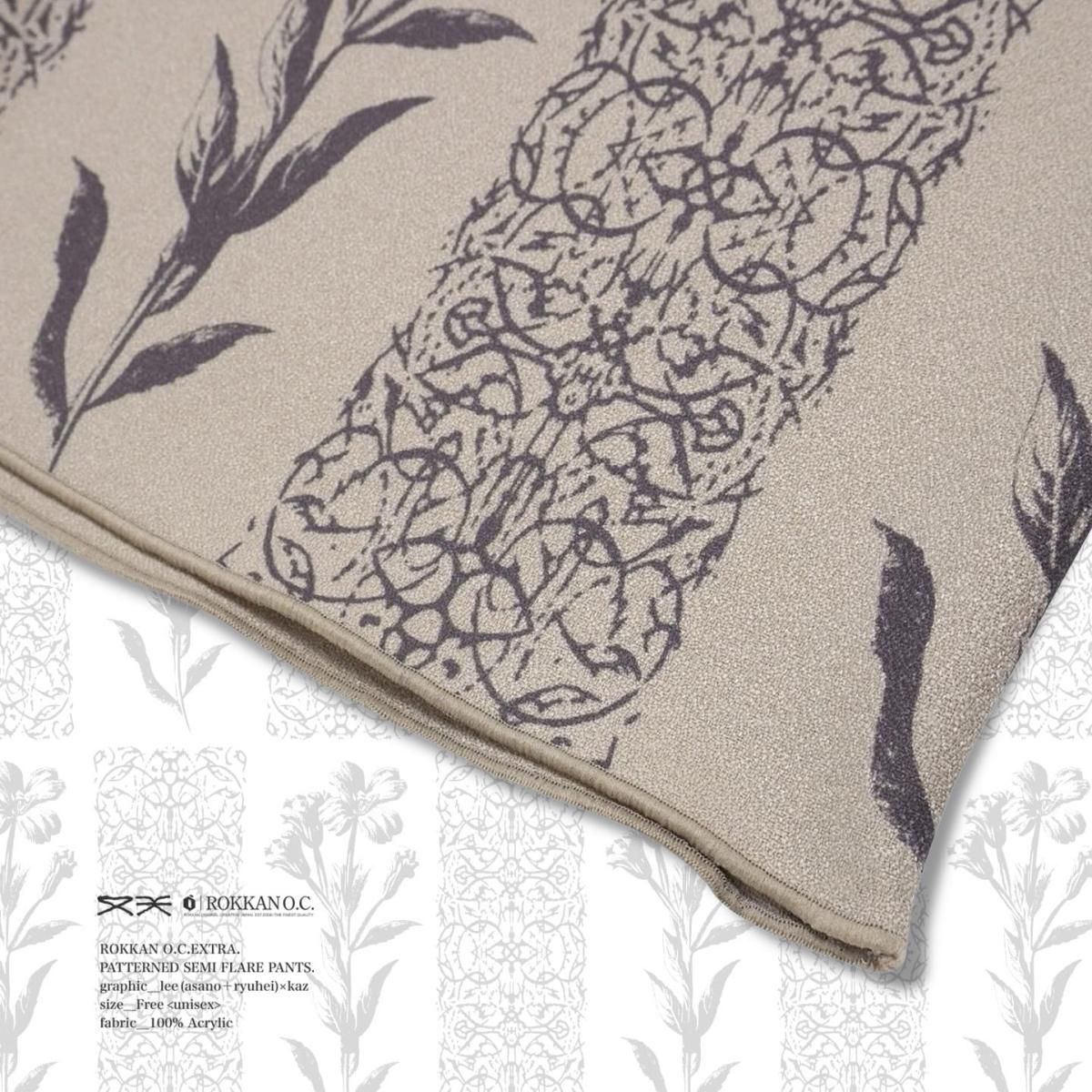 rokkan パンツ　セミフレア ROKKAN O.C.EXTRA_SEMI FLARE EASY PANTS.