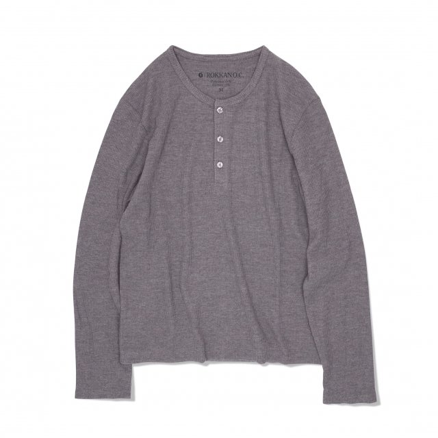 ROKKAN O.C._Henley Neck L/S Tee.