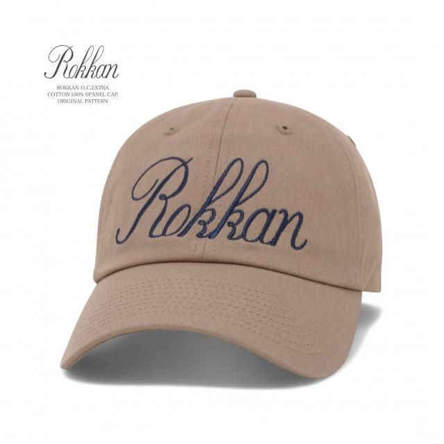 ROKKAN O.C. キャップ ライトベージュ(新品未使用) HEADWEAR｜ROKKAN O.C.